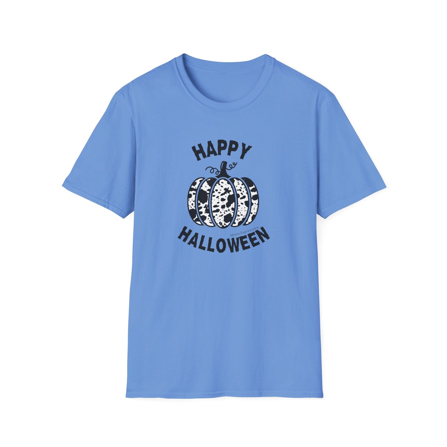 Cow Pumpkin Patch Unisex Softstyle Crewneck T-Shirt