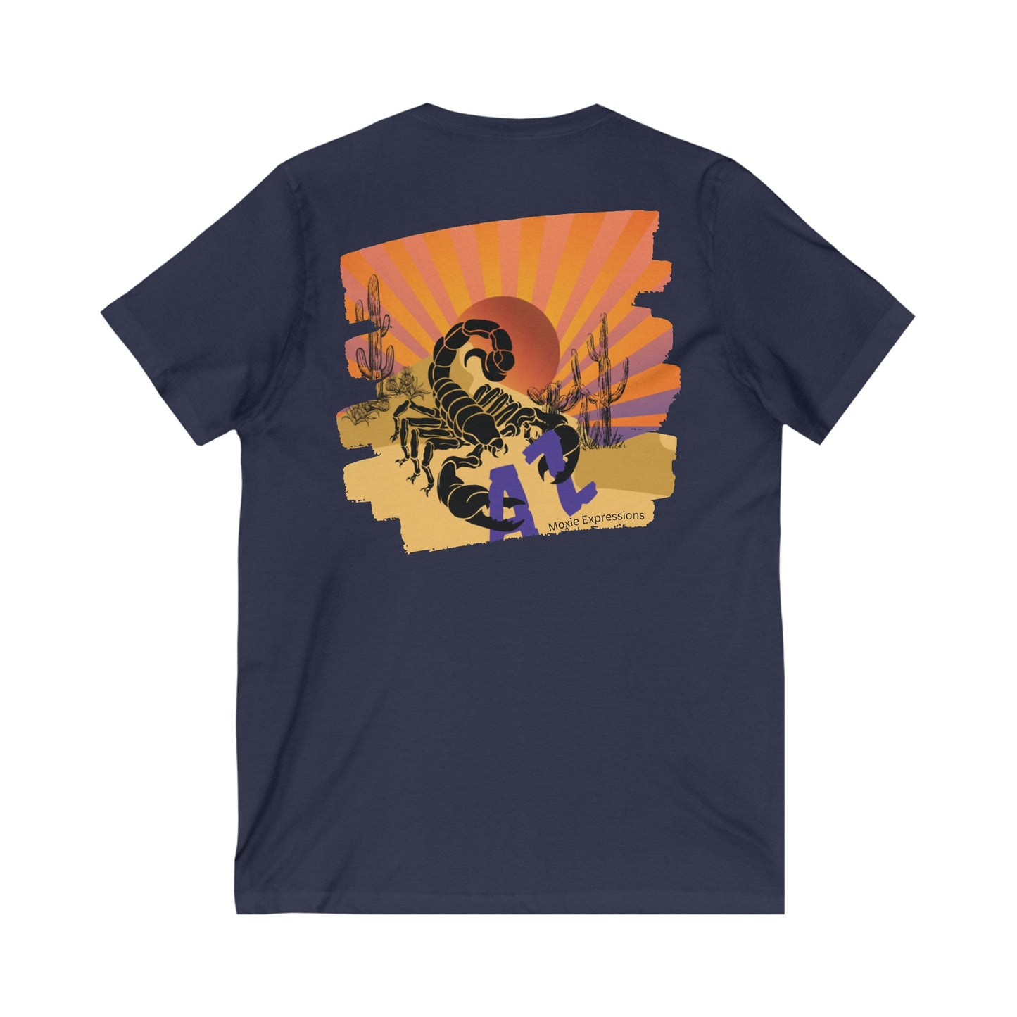 Desert Defenders Unisex Jersey Short Sleeve V-Neck Tee