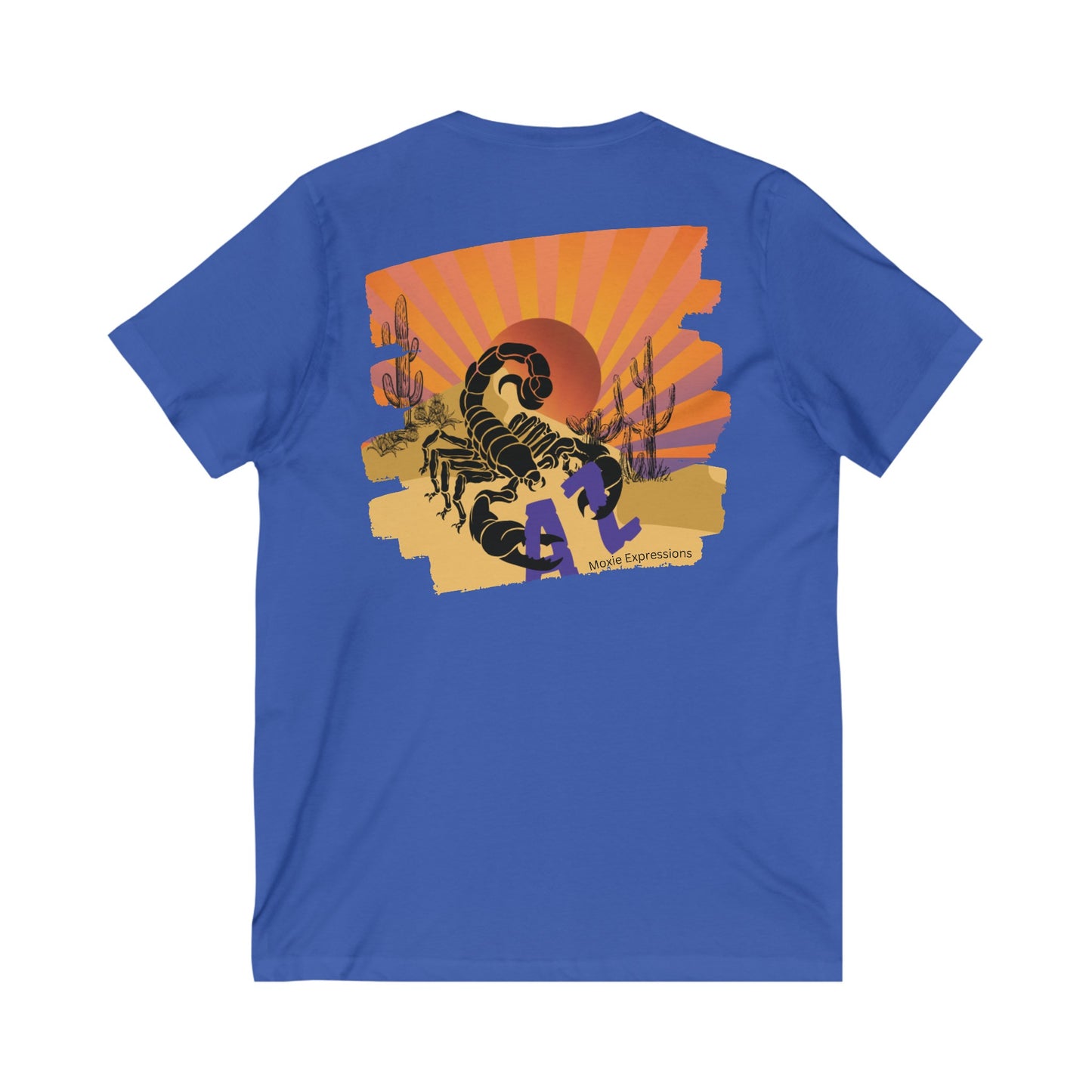 Desert Defenders Unisex Jersey Short Sleeve V-Neck Tee