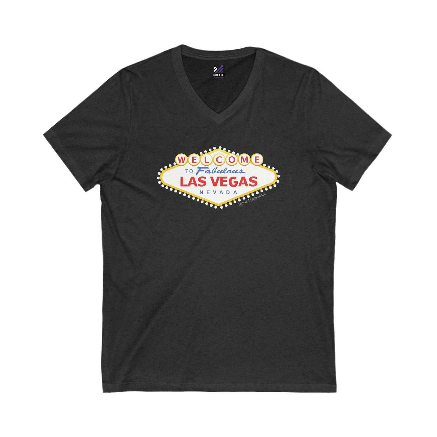 Vegas Vibes Unisex Jersey Short Sleeve V-Neck Tee