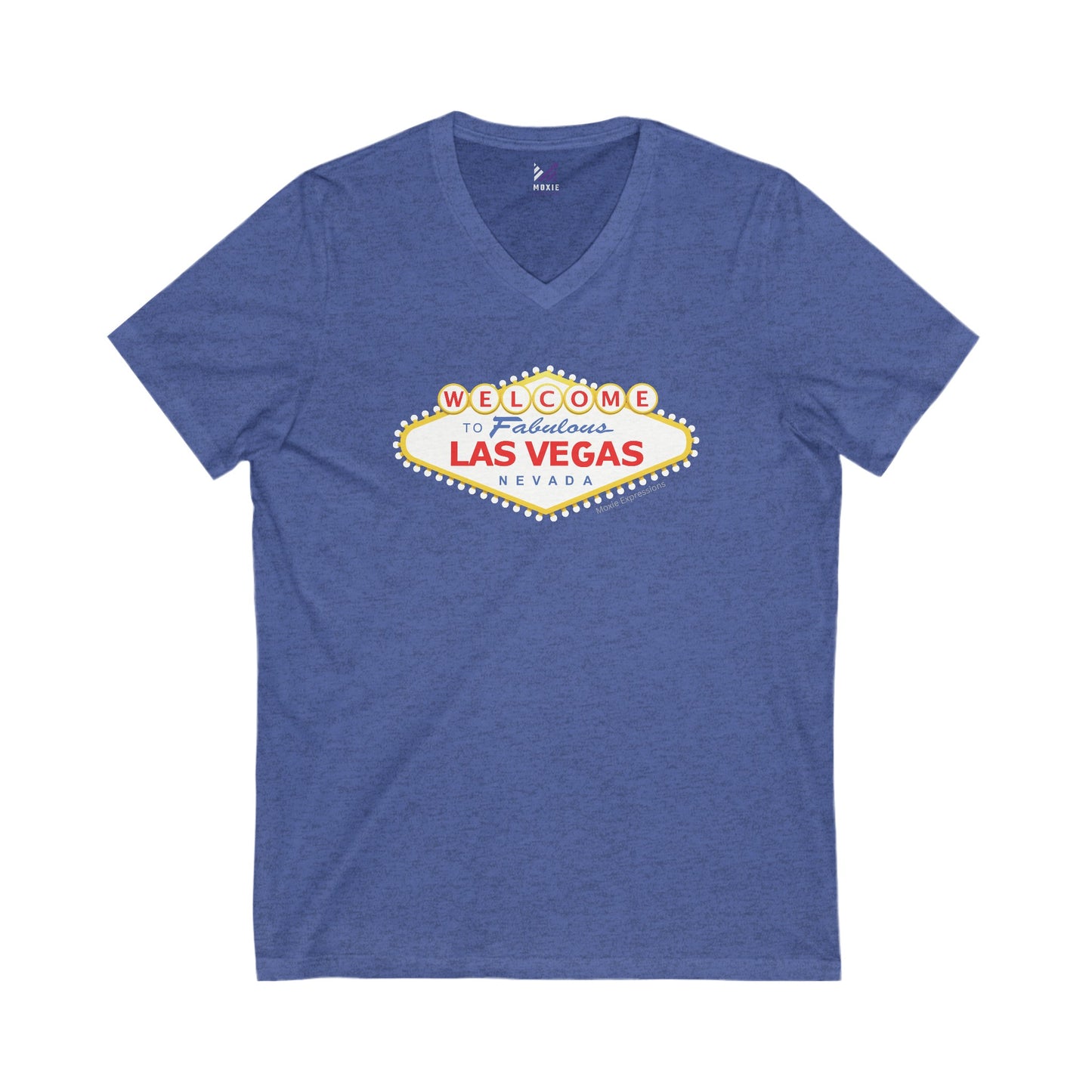 Vegas Vibes Unisex Jersey Short Sleeve V-Neck Tee