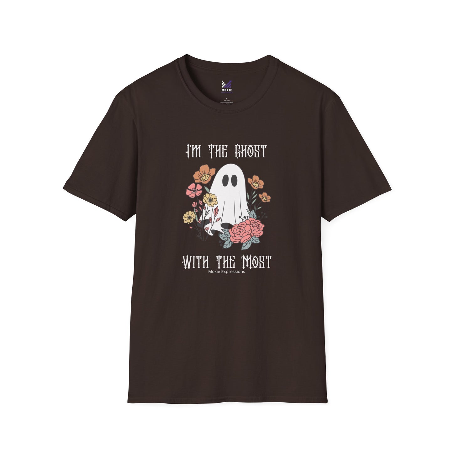 Ghost with the Most Unisex Softstyle Crewneck T-Shirt