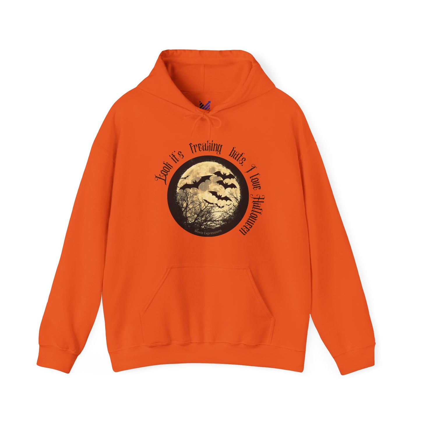 Twilight Bats Unisex Hooded Sweatshirt