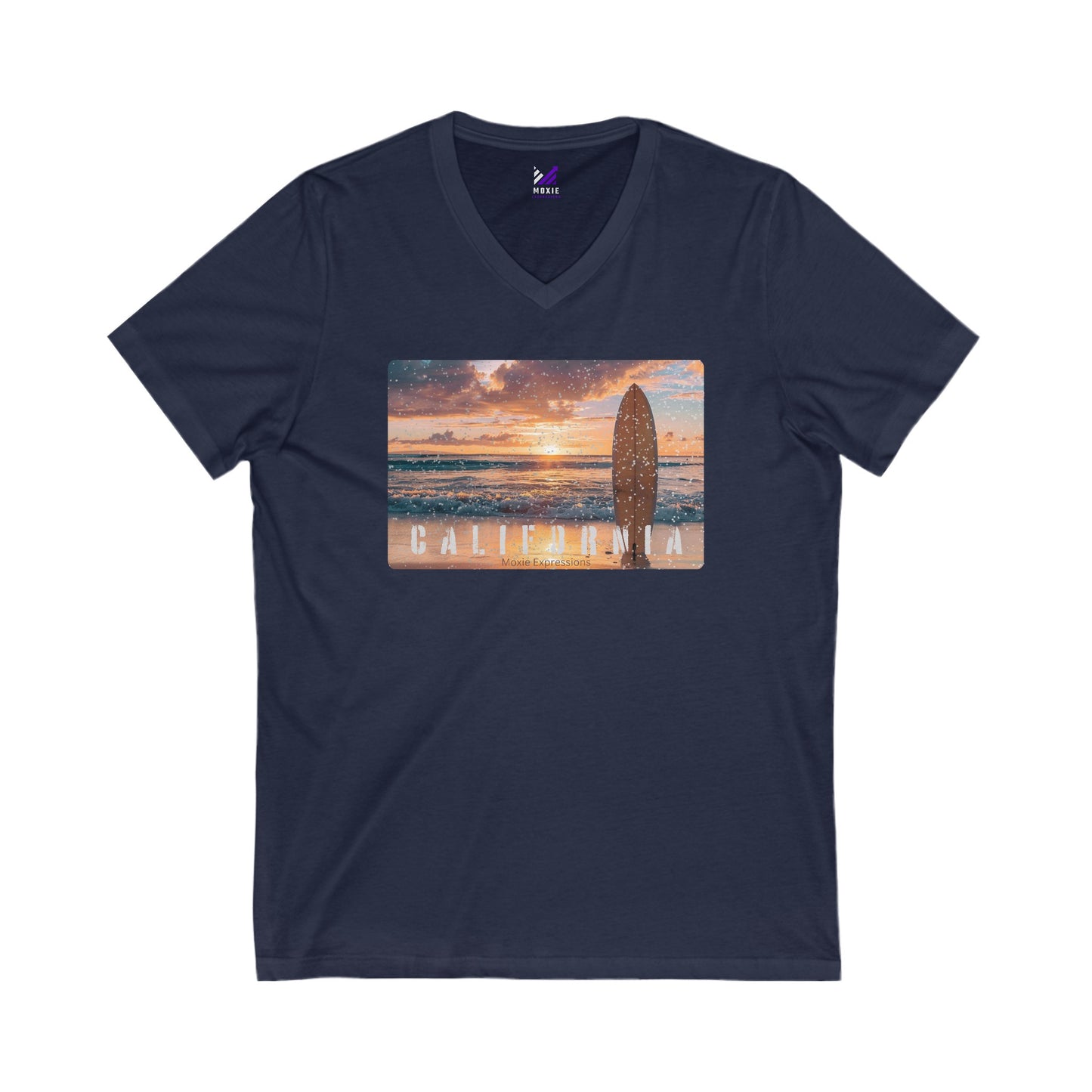 California Dreamin Unisex Jersey Short Sleeve V-Neck Tee