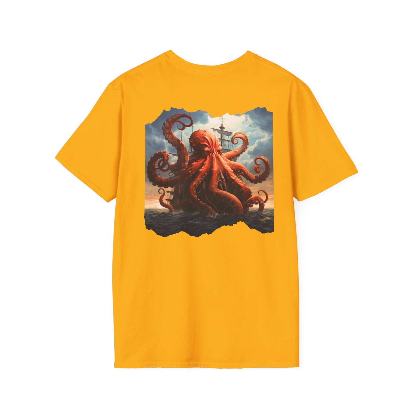 Kraken Storm Unisex Softstyle Crewneck T-Shirt