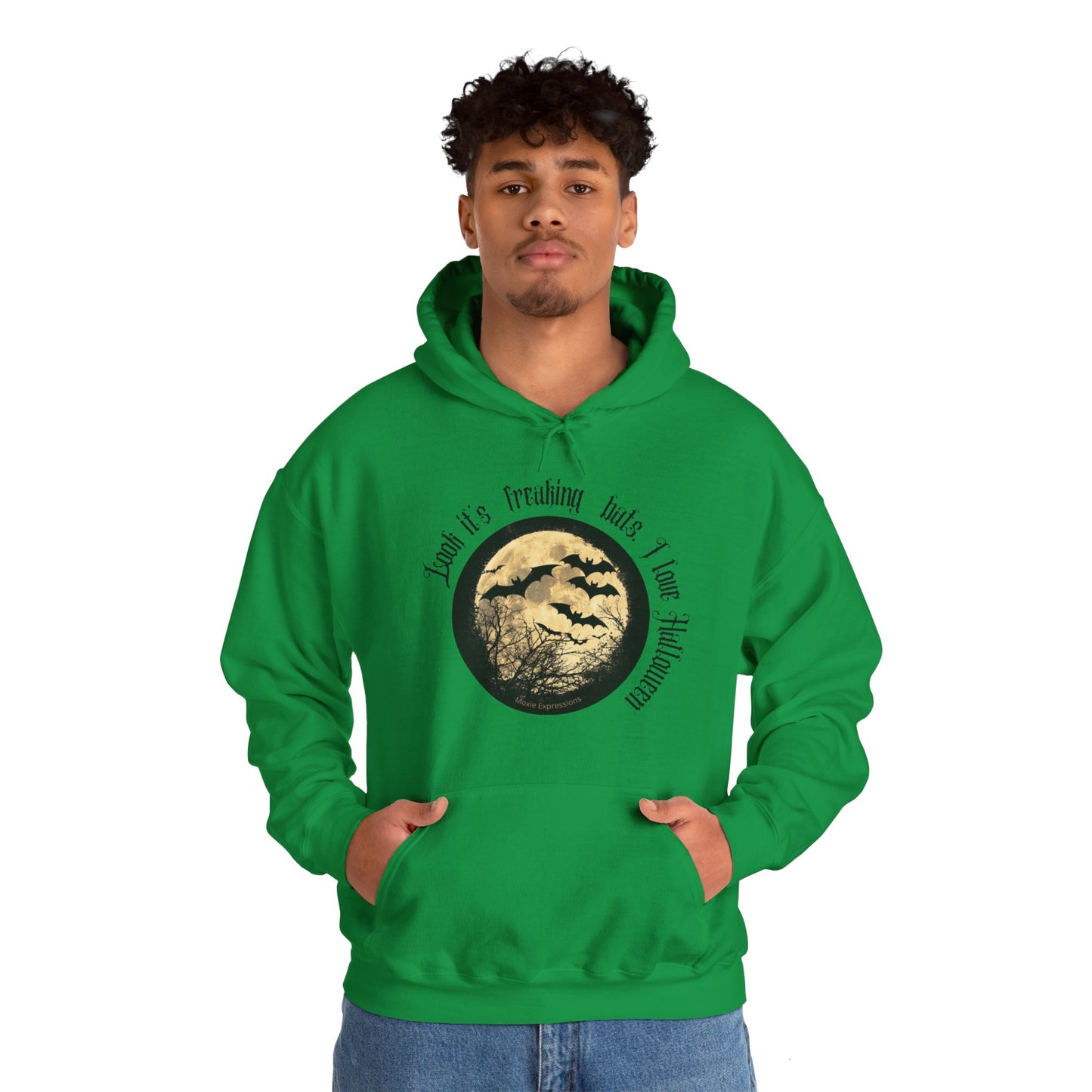 Twilight Bats Unisex Hooded Sweatshirt