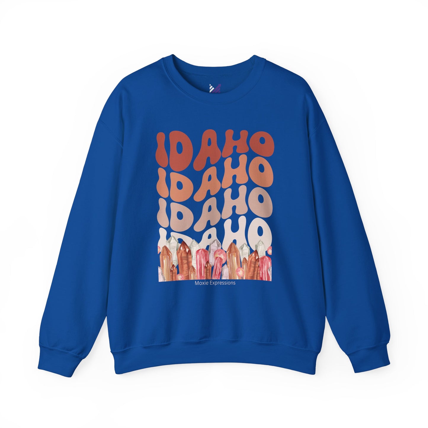 Idaho Gemstone Fusion Unisex Crewneck Sweatshirt