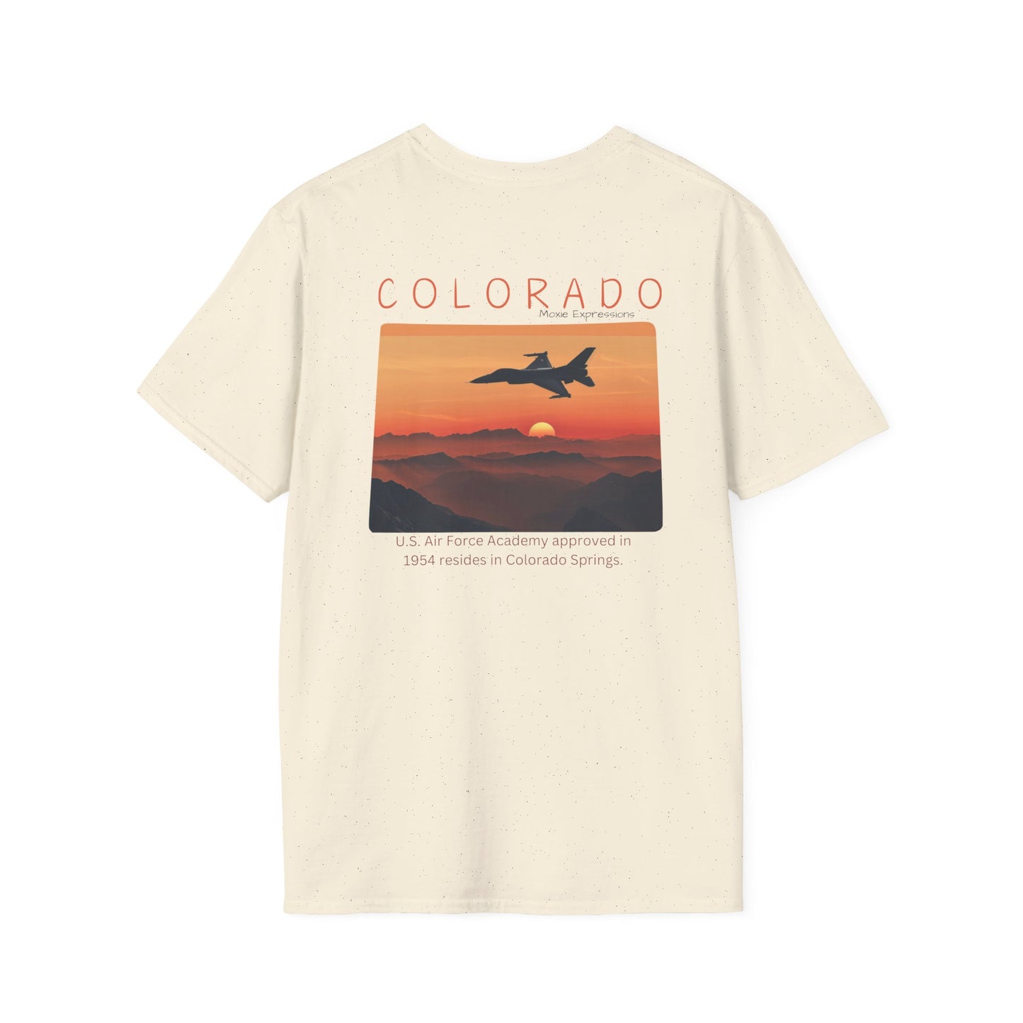 Colorado Cadet Wings Unisex Softstyle Crewneck T-Shirt