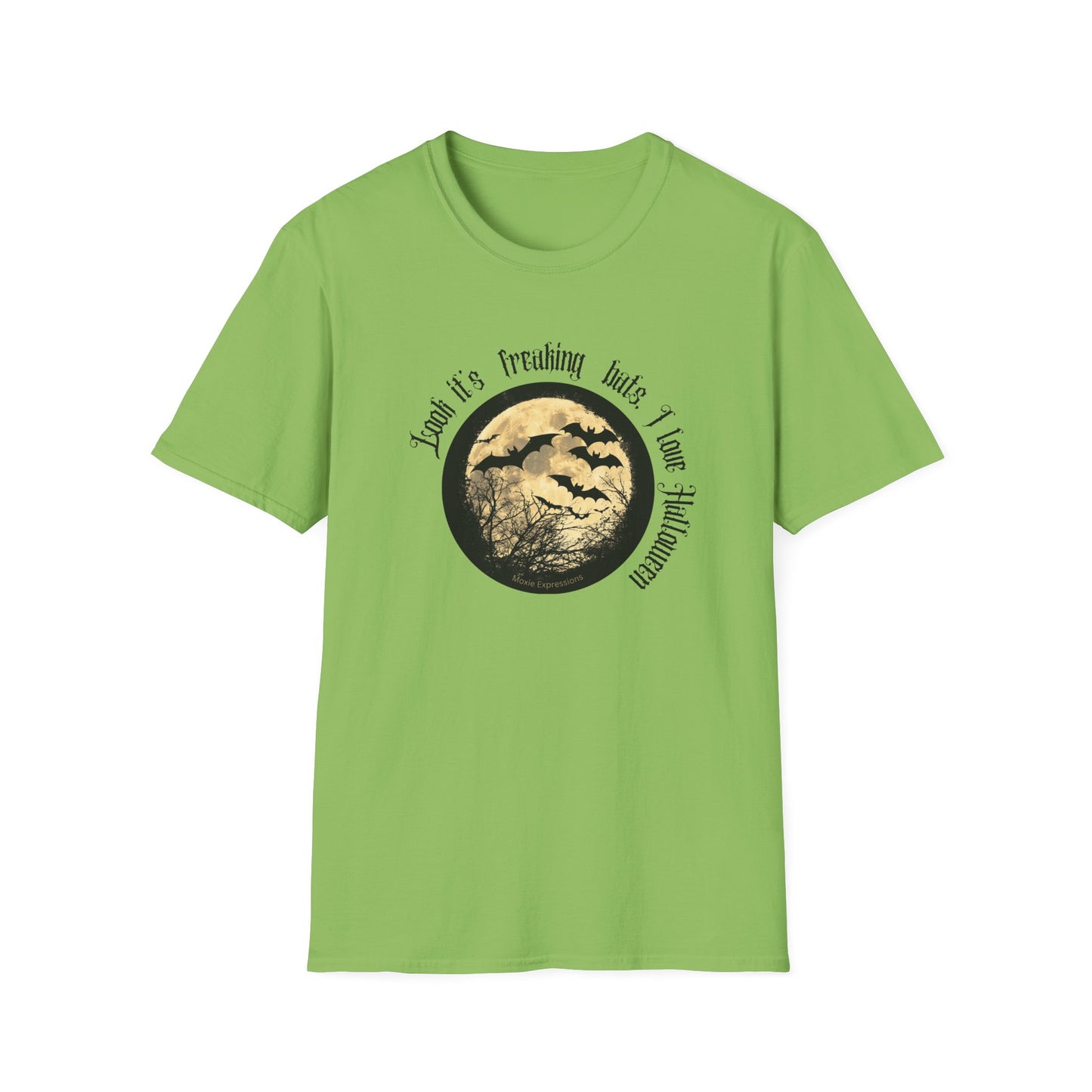 Twilight Bats Unisex Softstyle Crewneck T-Shirt