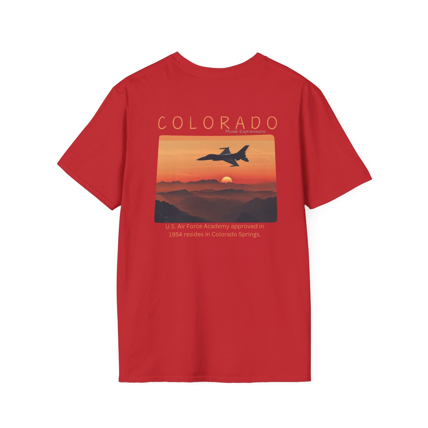 Colorado Cadet Wings Unisex Softstyle Crewneck T-Shirt