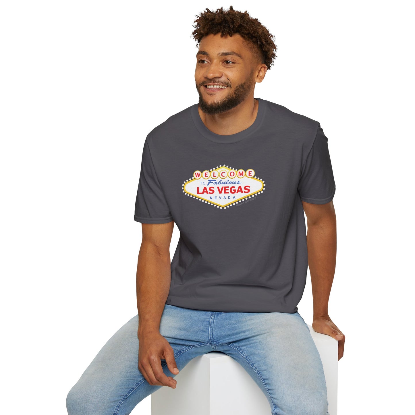 Vegas Vibes Unisex Softstyle Crewneck T-Shirt