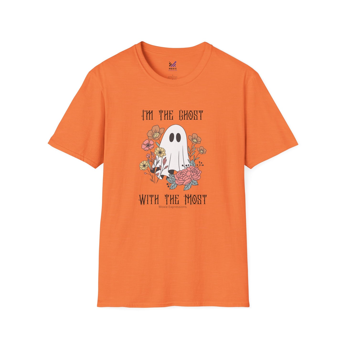 Ghost with the Most Unisex Softstyle Crewneck T-Shirt