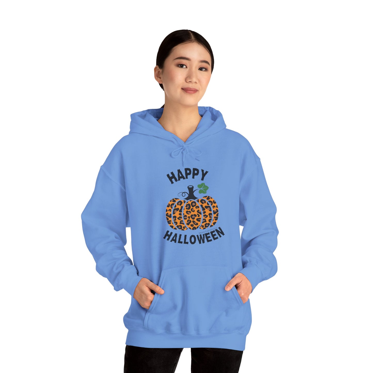 Cheetah Chic Pumpkin Patch Unisex Hooded Sweatshirt
