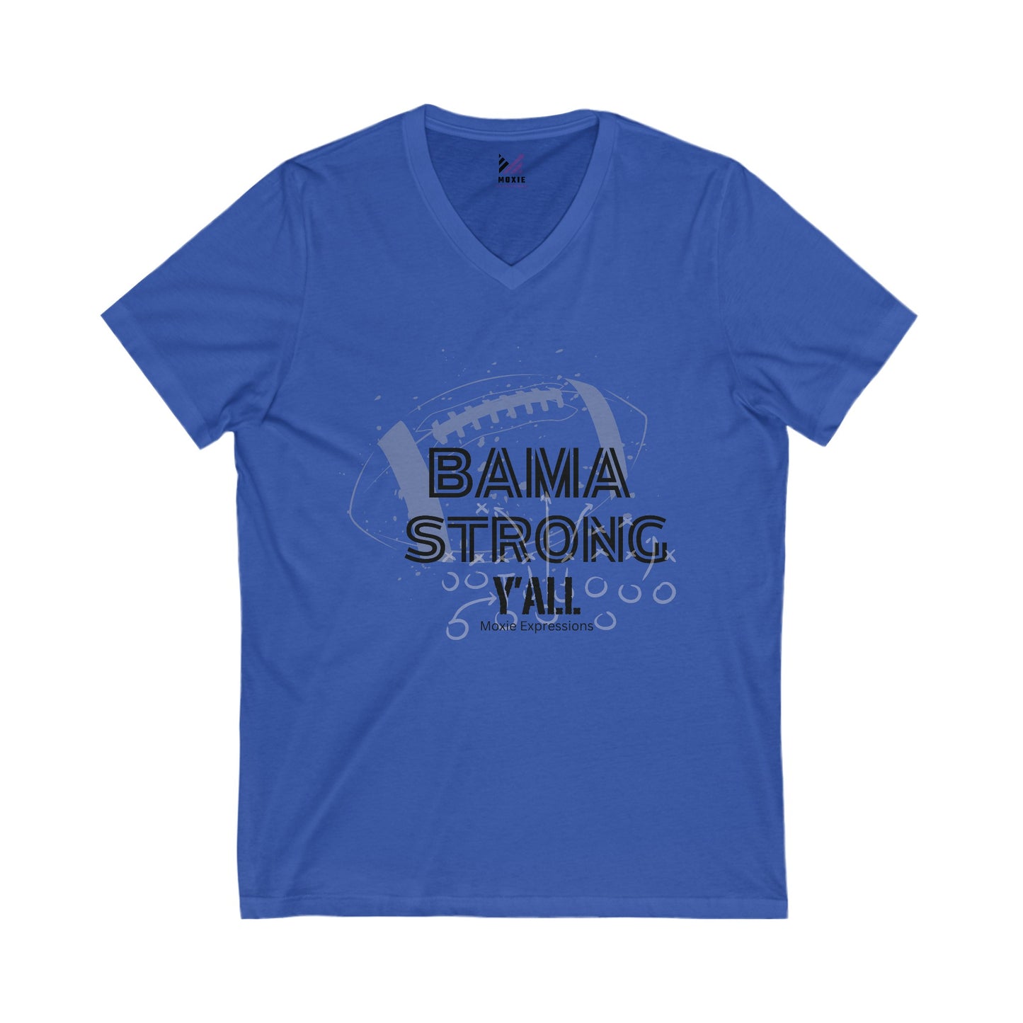 Bama Strong Unisex Jersey Short Sleeve V-Neck Tee