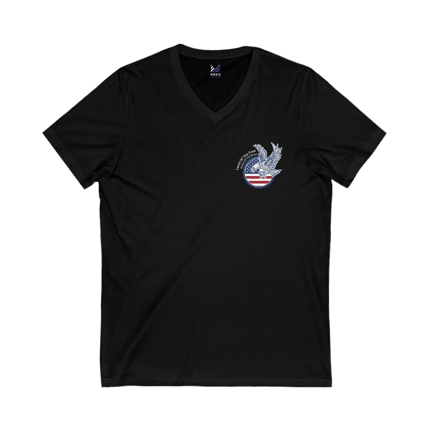 Brave Eagle Unisex Jersey Short Sleeve V-Neck Tee