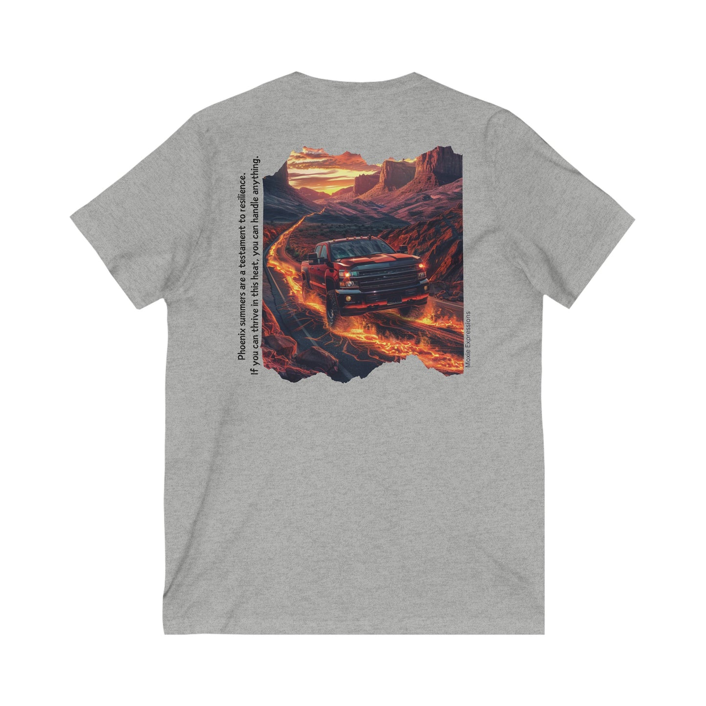 Embrace the Sun Unisex Jersey Short Sleeve V-Neck Tee