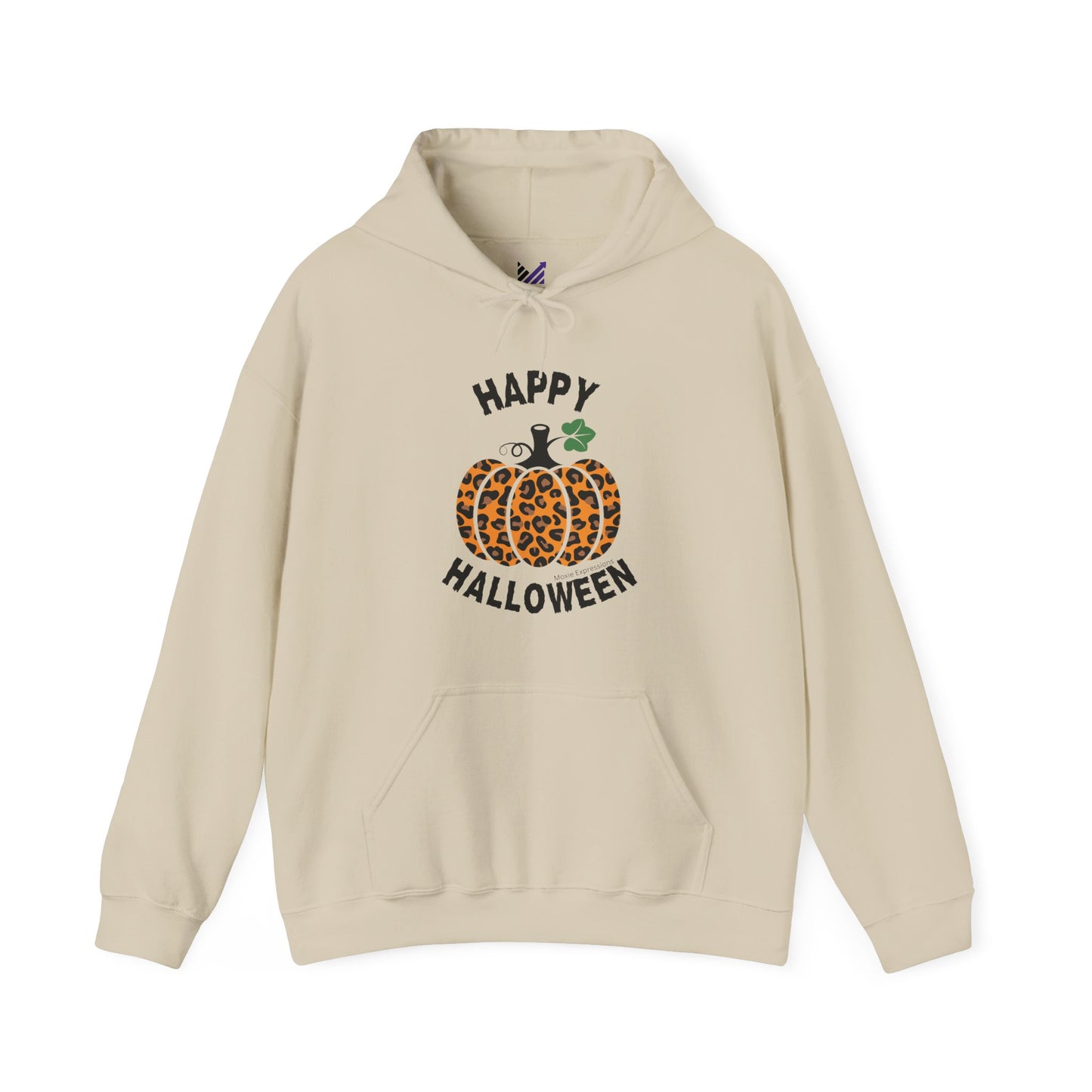Cheetah Chic Pumpkin Patch Unisex Hooded Sweatshirt