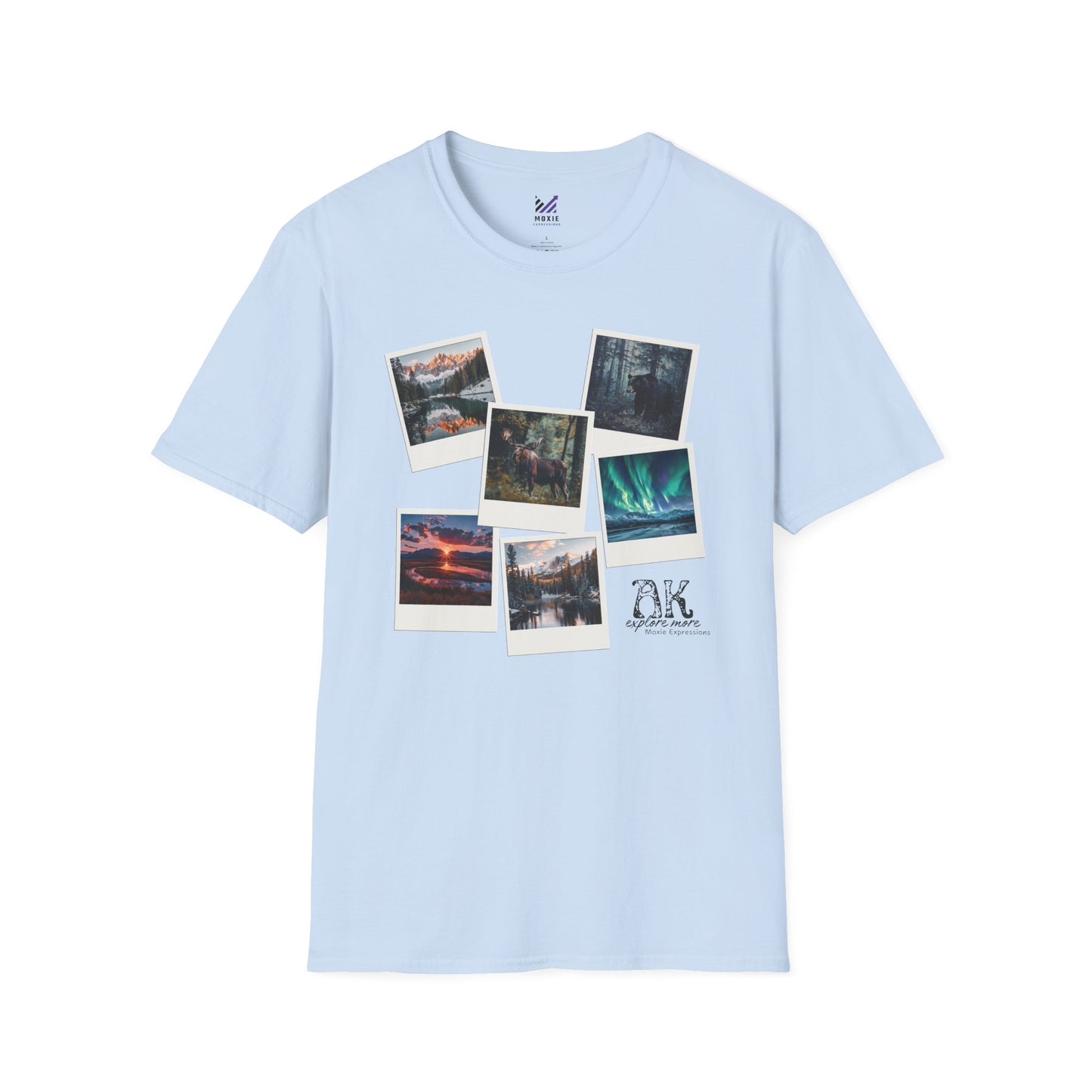 Alaska Explore More Unisex Softstyle Crewneck T-Shirt