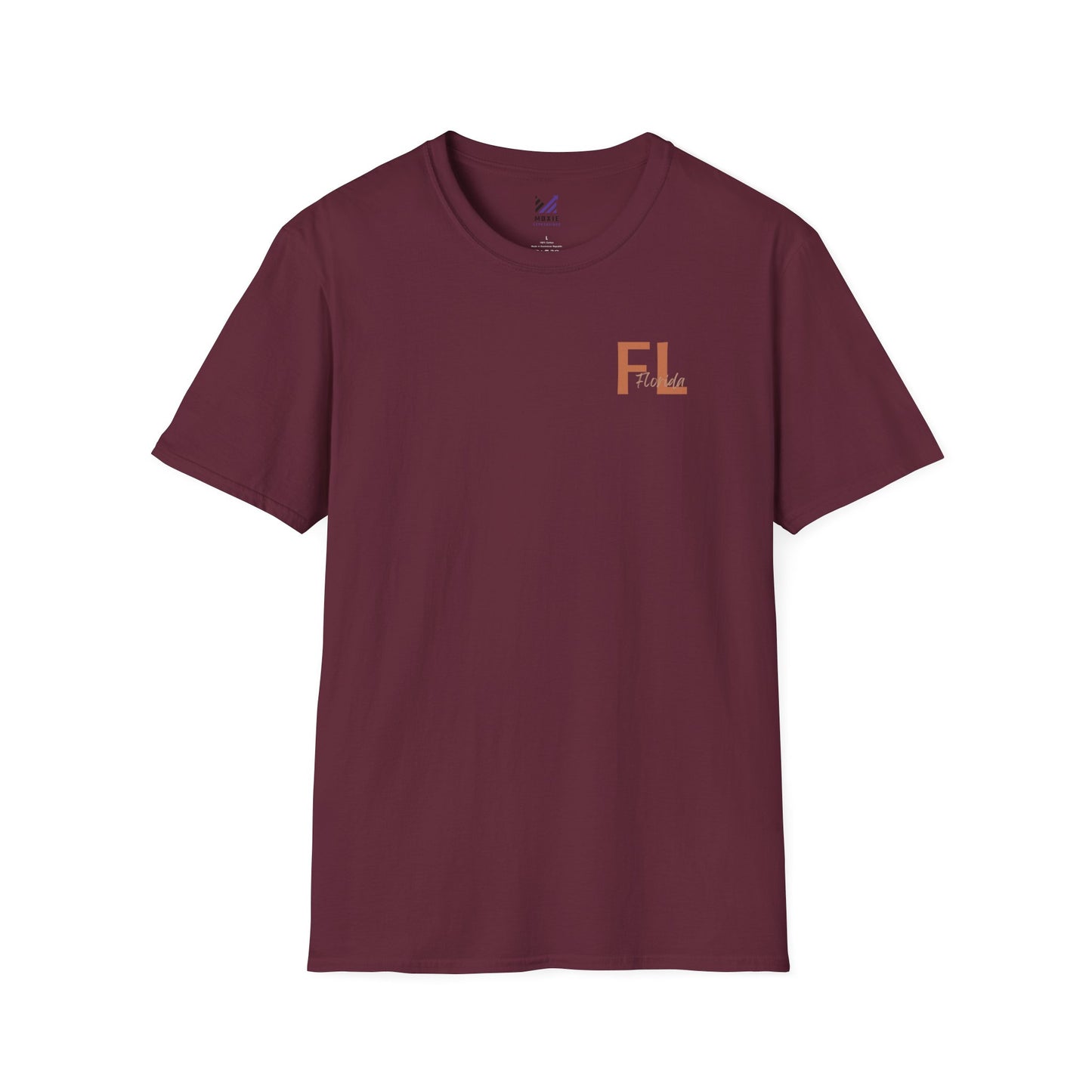 Florida Sunset Currents Unisex Softstyle Crewneck T-Shirt