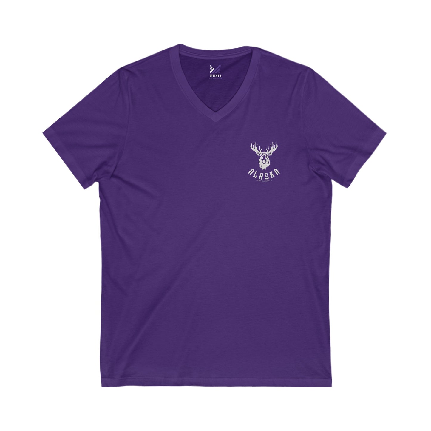 Northern Tracks Unisex Jersey Short Sleeve V-Neck Tee