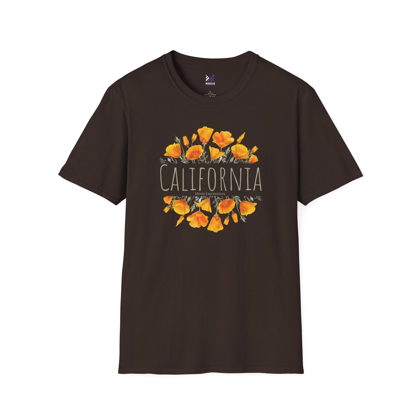 Golden Bloom Unisex Softstyle Crewneck T-Shirt