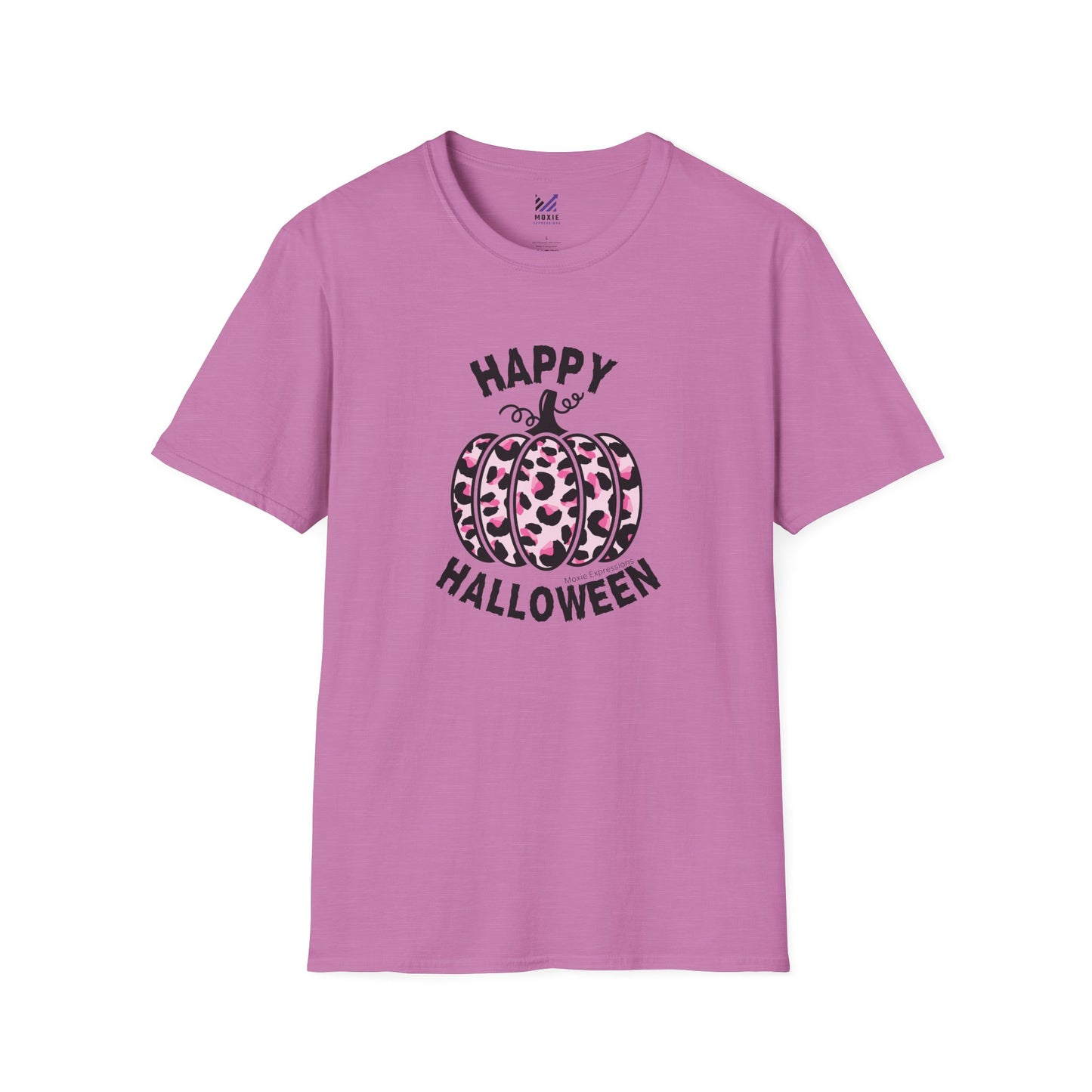 Sassy Pink Pumpkin Patch Unisex Softstyle Crewneck T-Shirt