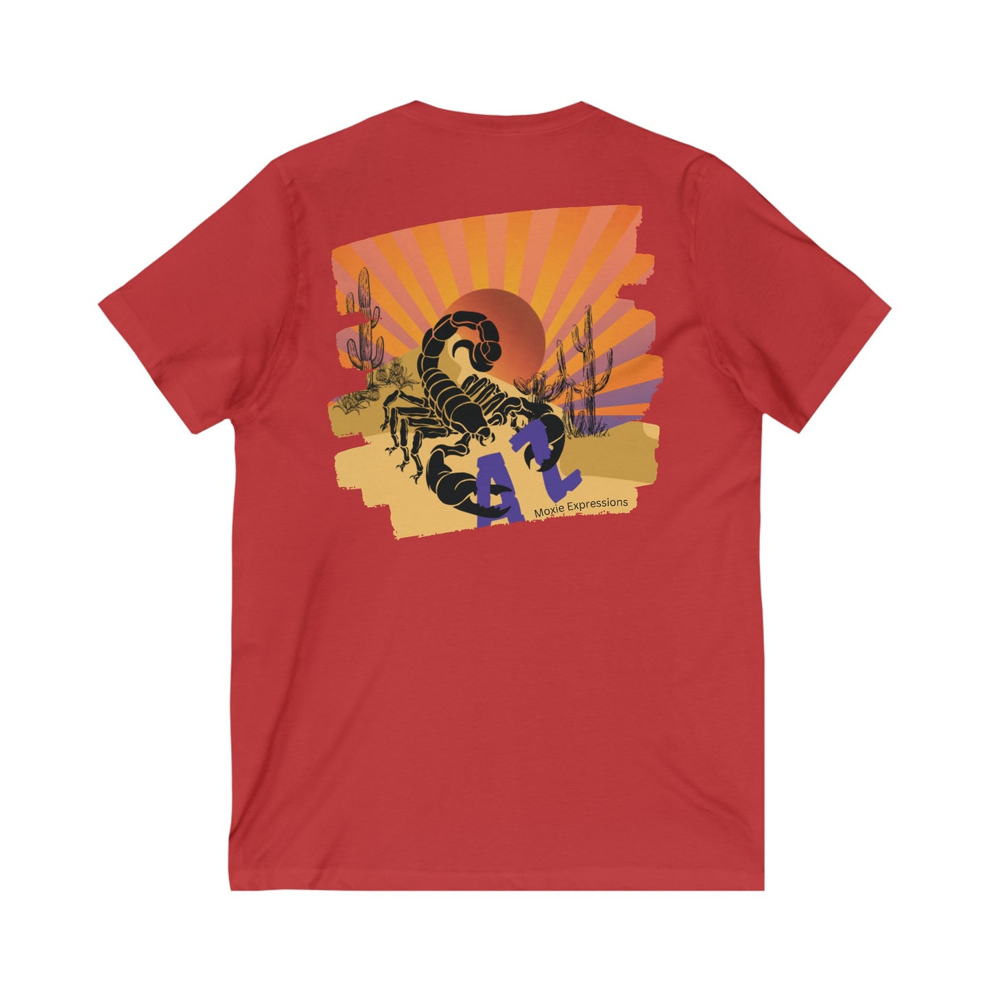 Desert Defenders Unisex Jersey Short Sleeve V-Neck Tee