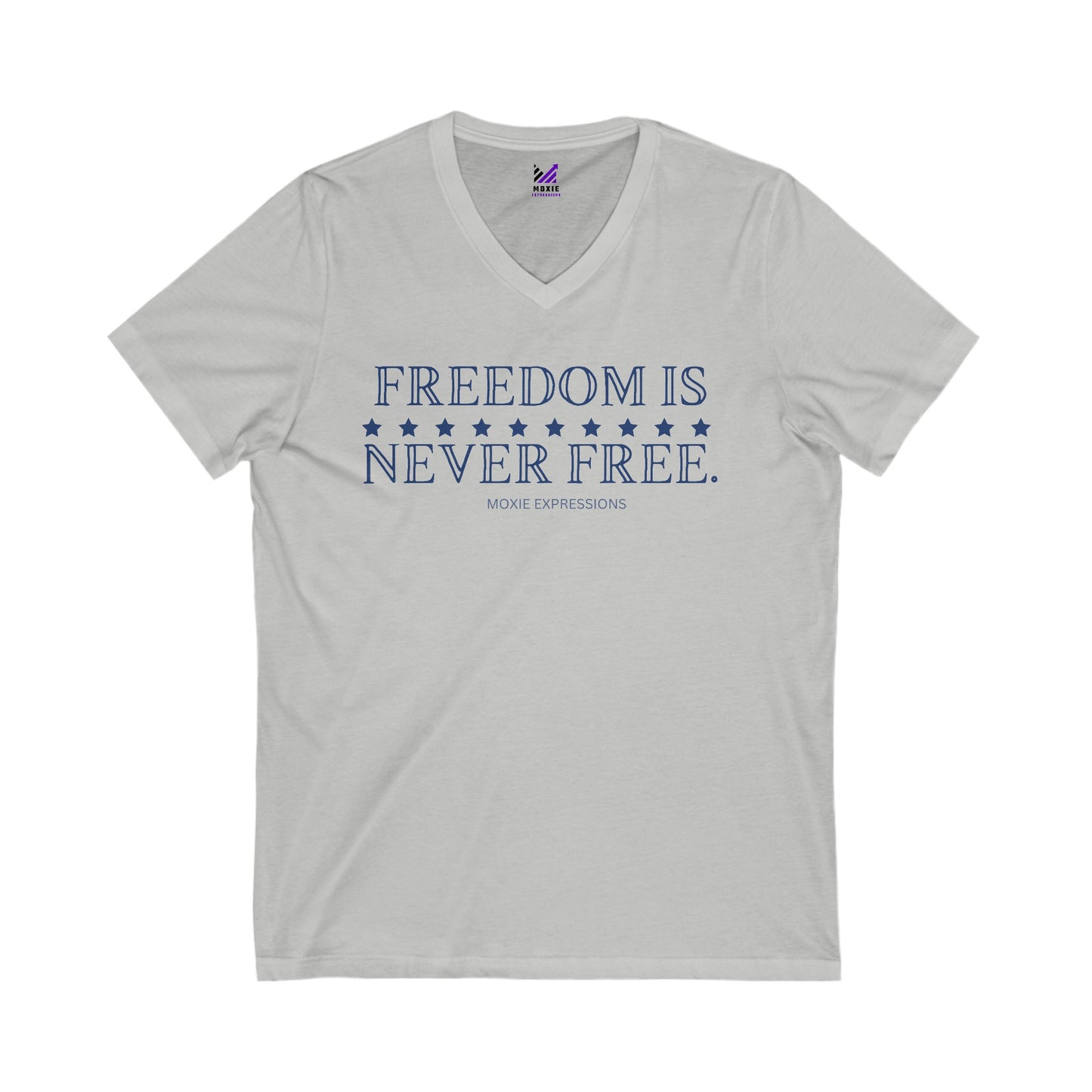 Freedom Guardian Unisex Jersey Short Sleeve V-Neck Tee