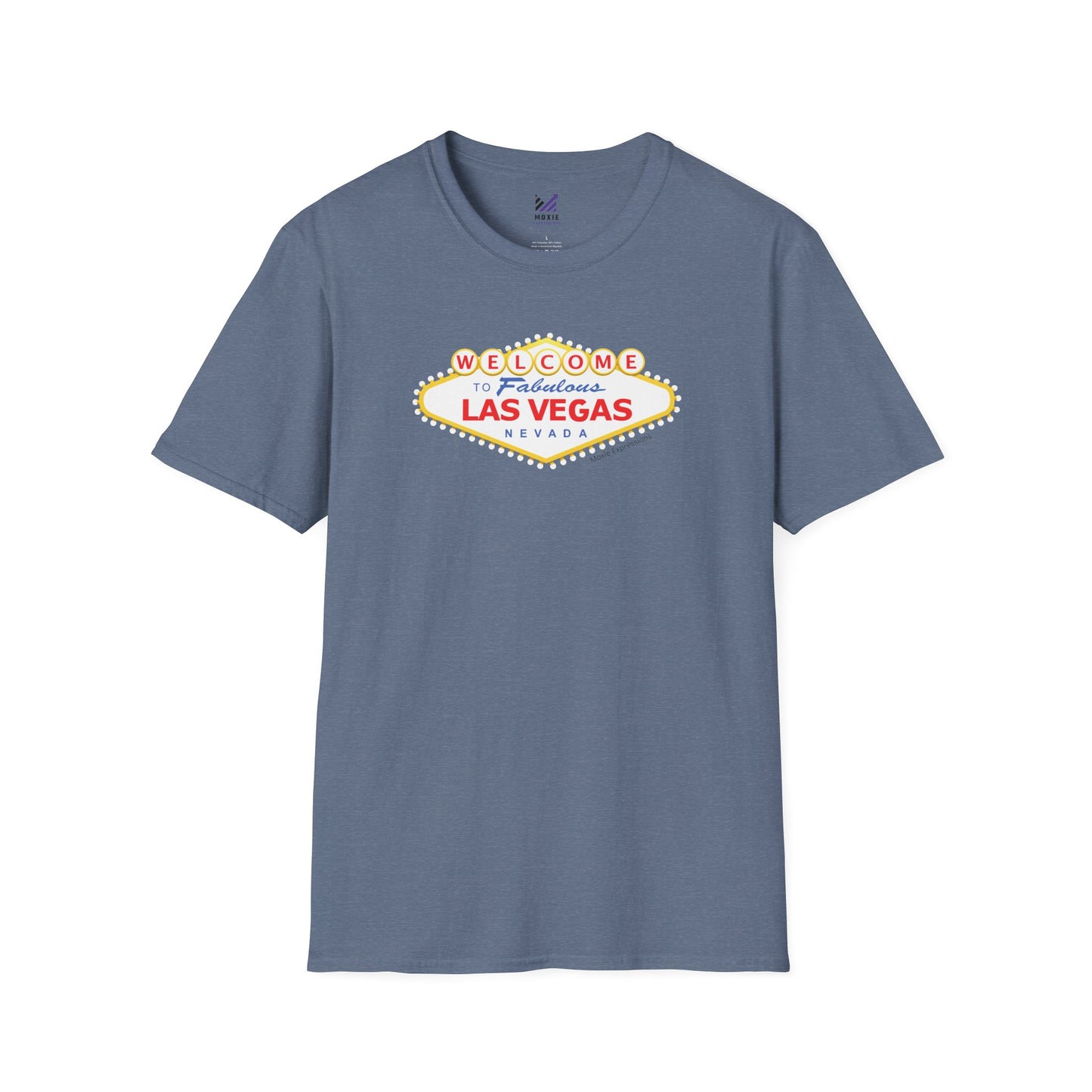 Vegas Vibes Unisex Softstyle Crewneck T-Shirt