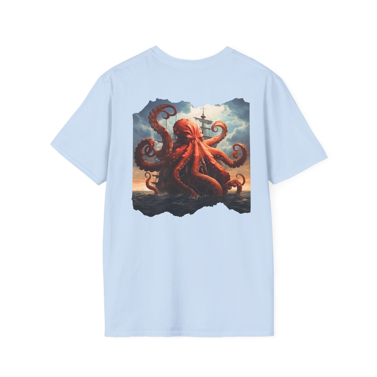 Kraken Storm Unisex Softstyle Crewneck T-Shirt