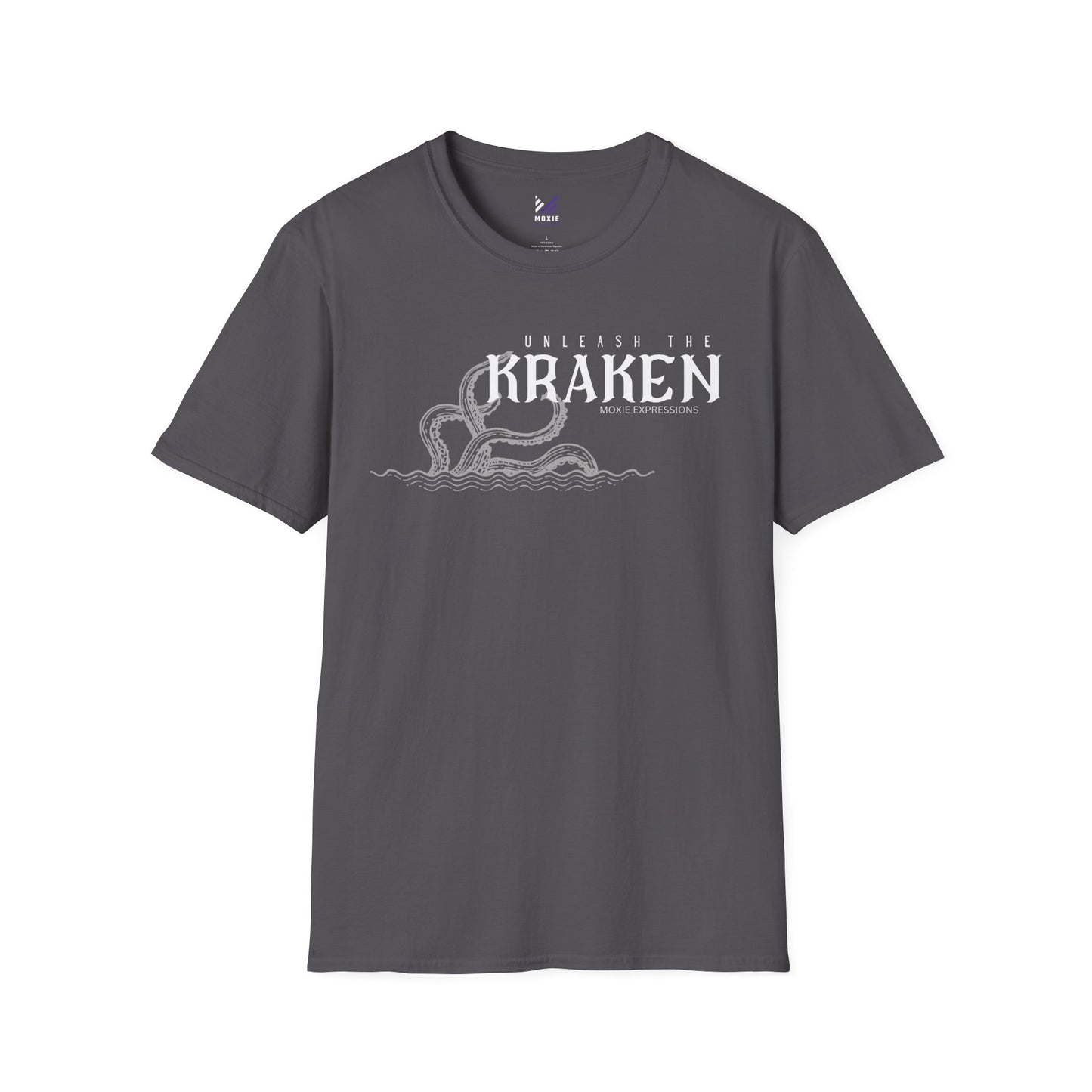 Kraken Storm Unisex Softstyle Crewneck T-Shirt
