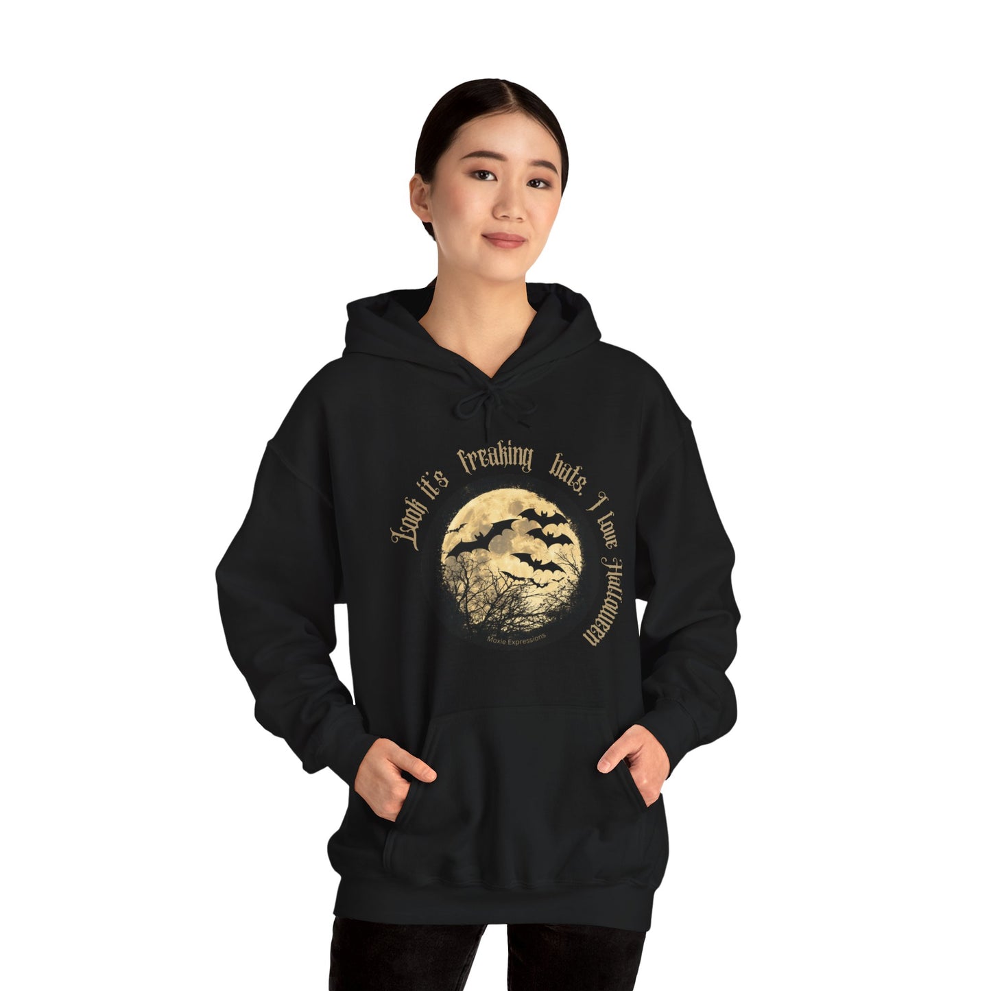 Twilight Bats Unisex Hooded Sweatshirt