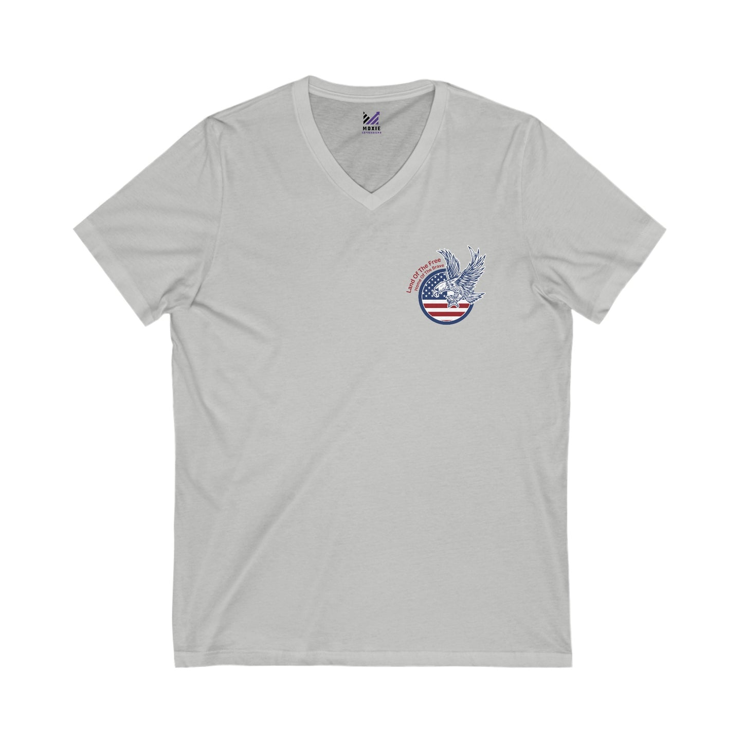 Brave Eagle Unisex Jersey Short Sleeve V-Neck Tee