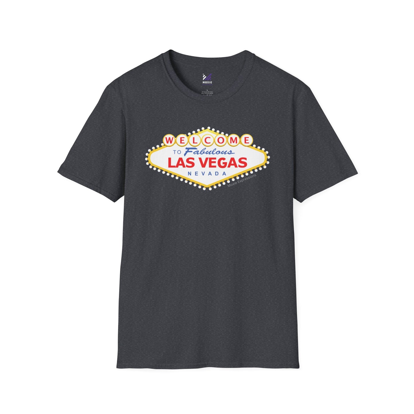 Vegas Vibes Unisex Softstyle Crewneck T-Shirt