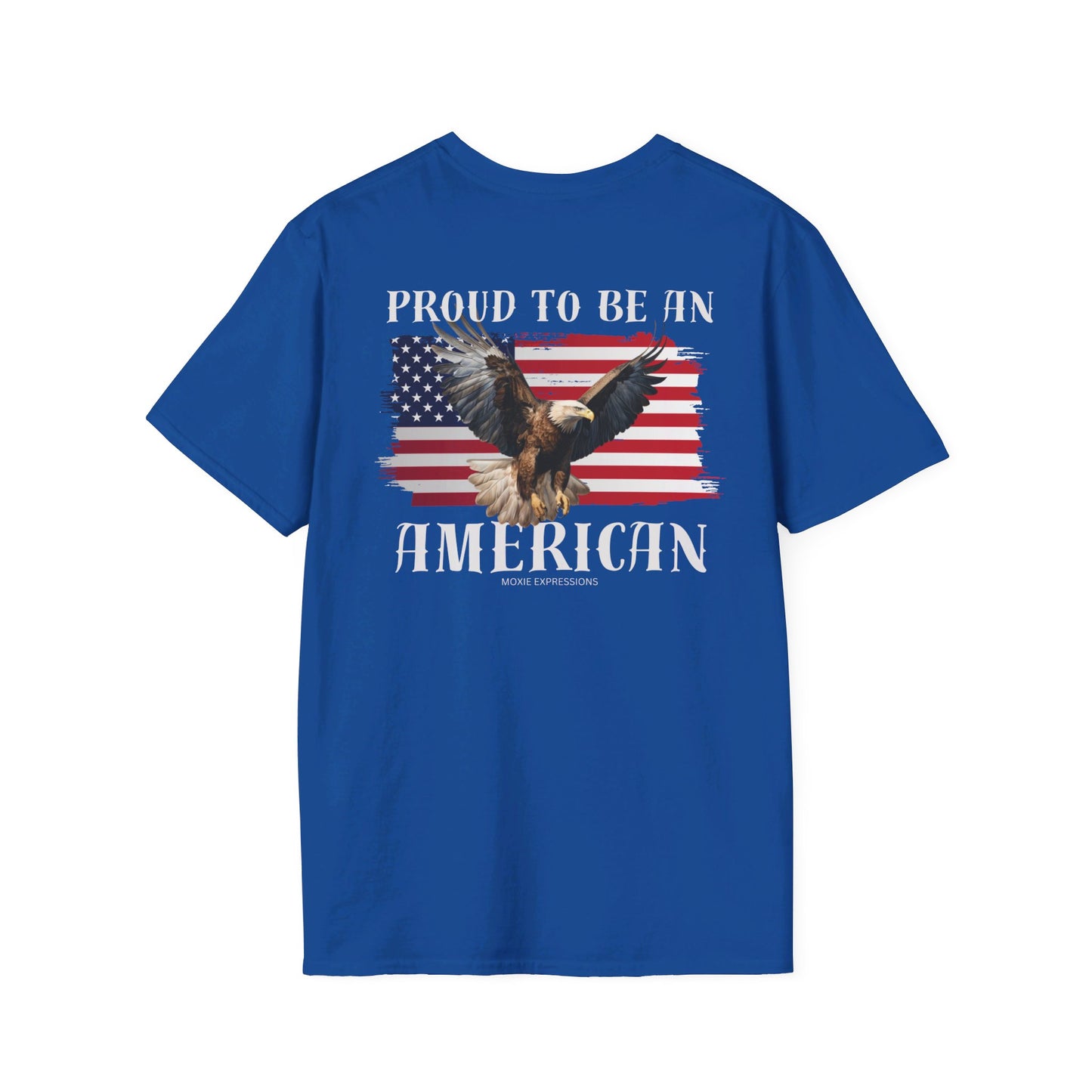 Proud Patriot Unisex Softstyle Crewneck T-Shirt