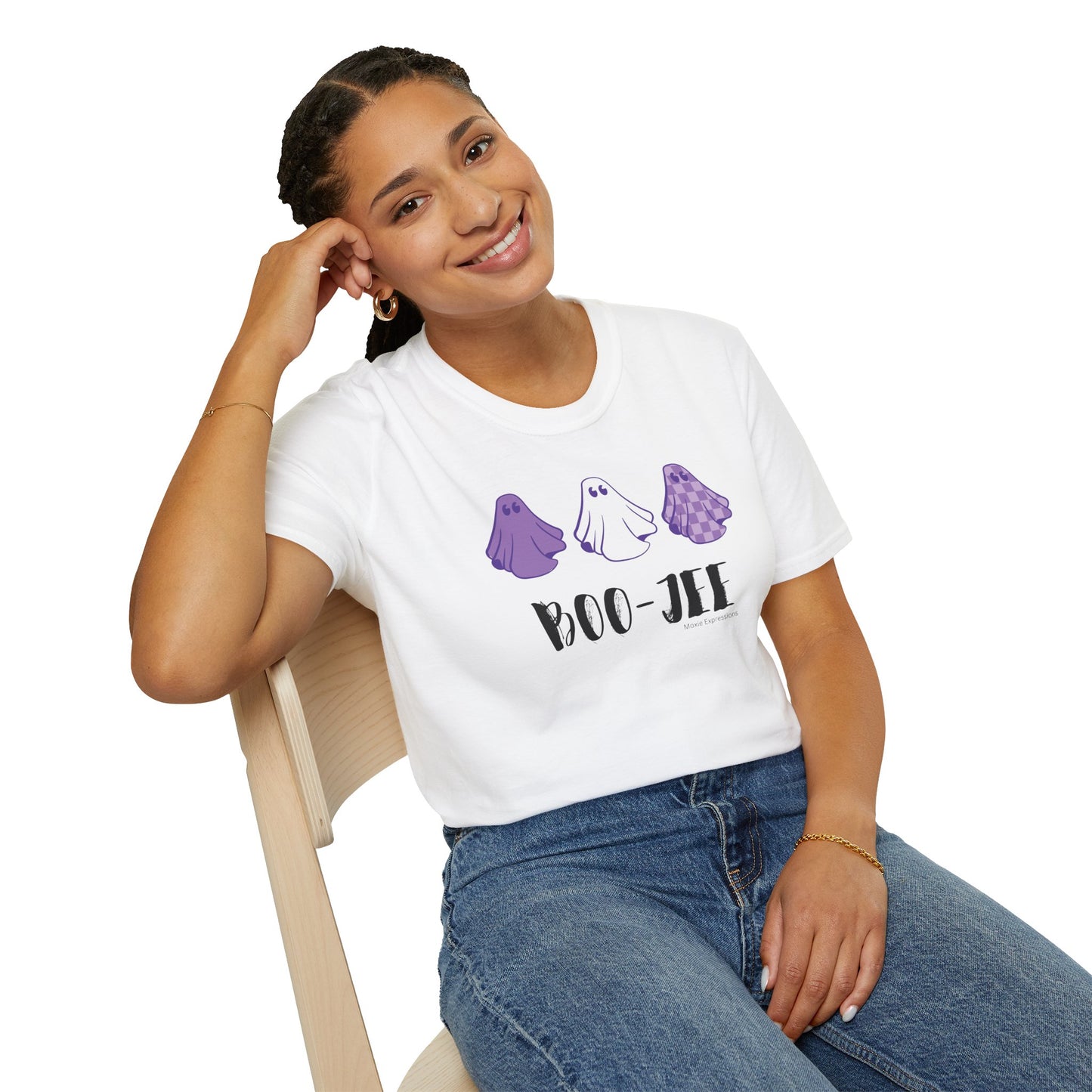 Ghost Glam Unisex Softstyle Crewneck T-Shirt