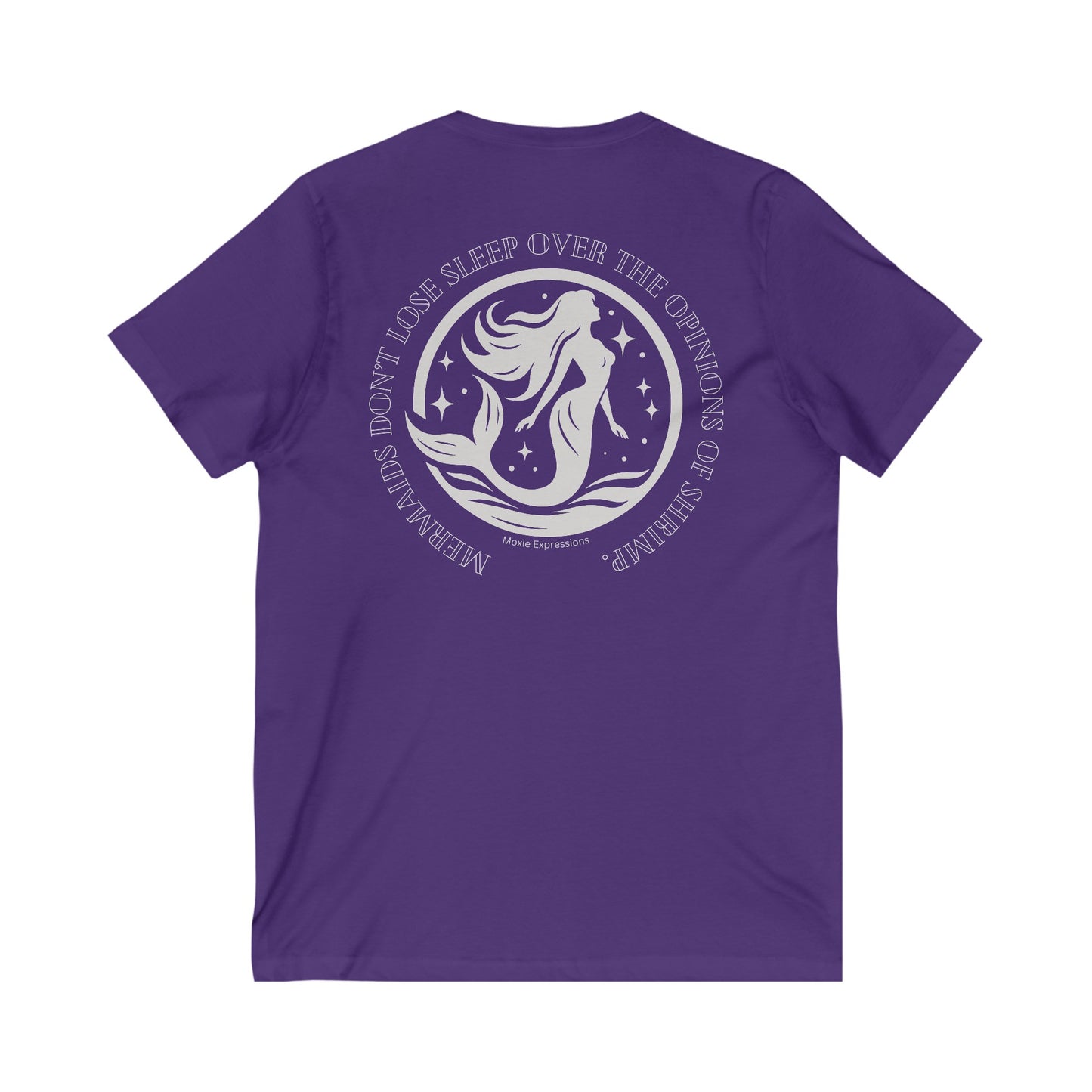 Mermaid's Motto Unisex Jersey Short Sleeve V-Neck Tee