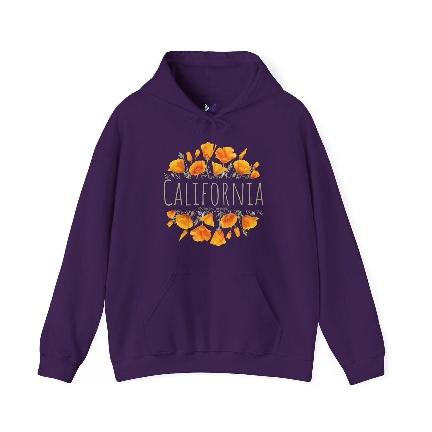 Golden Bloom Unisex Hooded Sweatshirt