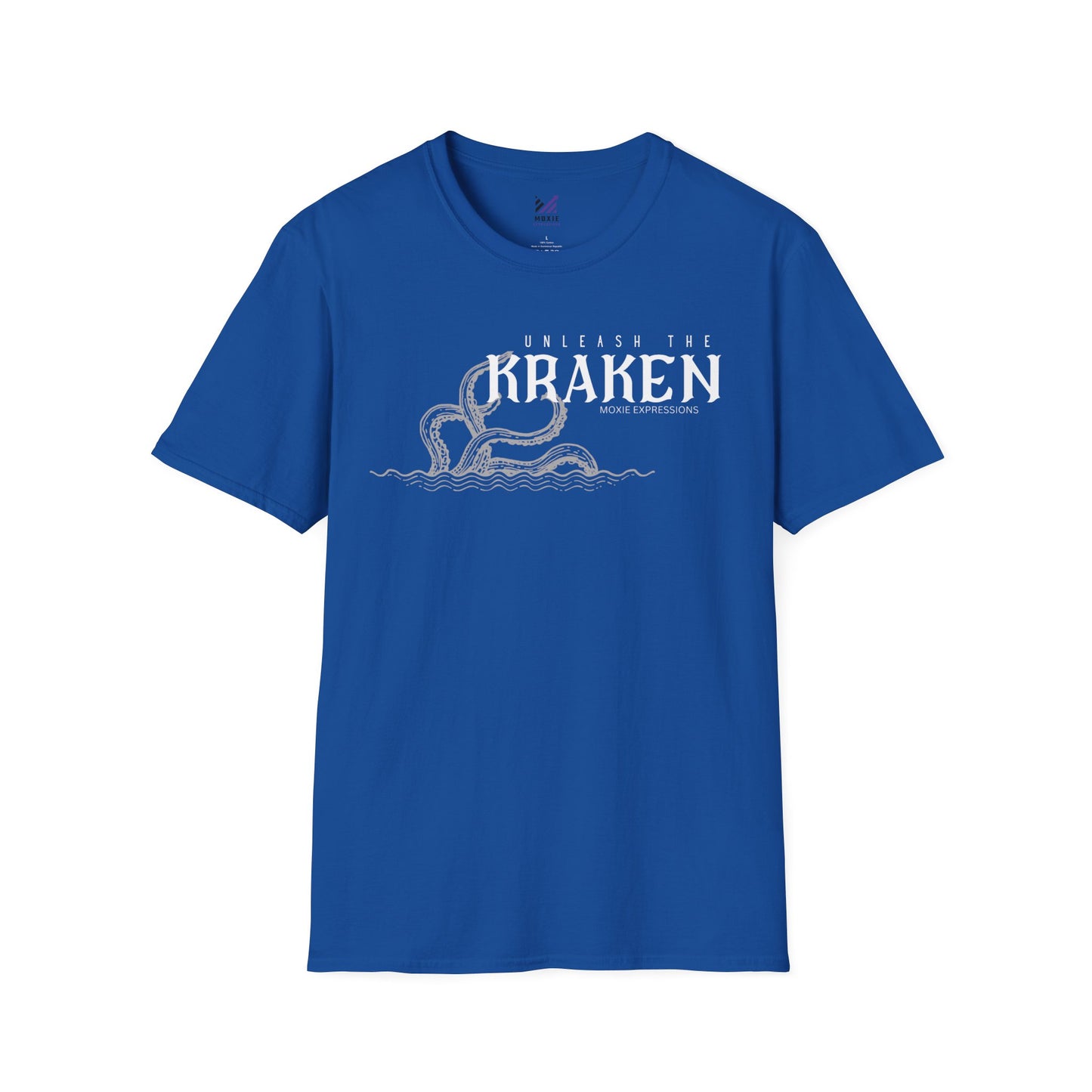 Kraken Storm Unisex Softstyle Crewneck T-Shirt