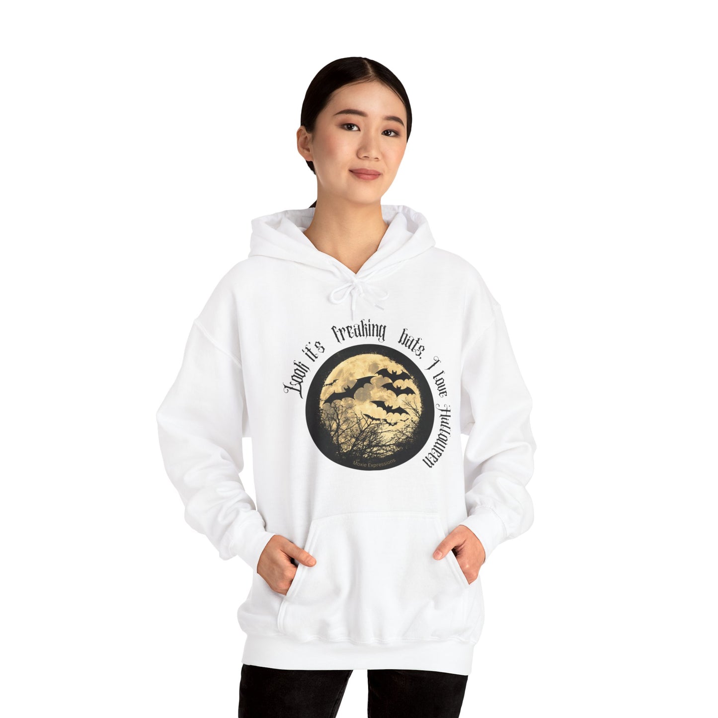 Twilight Bats Unisex Hooded Sweatshirt