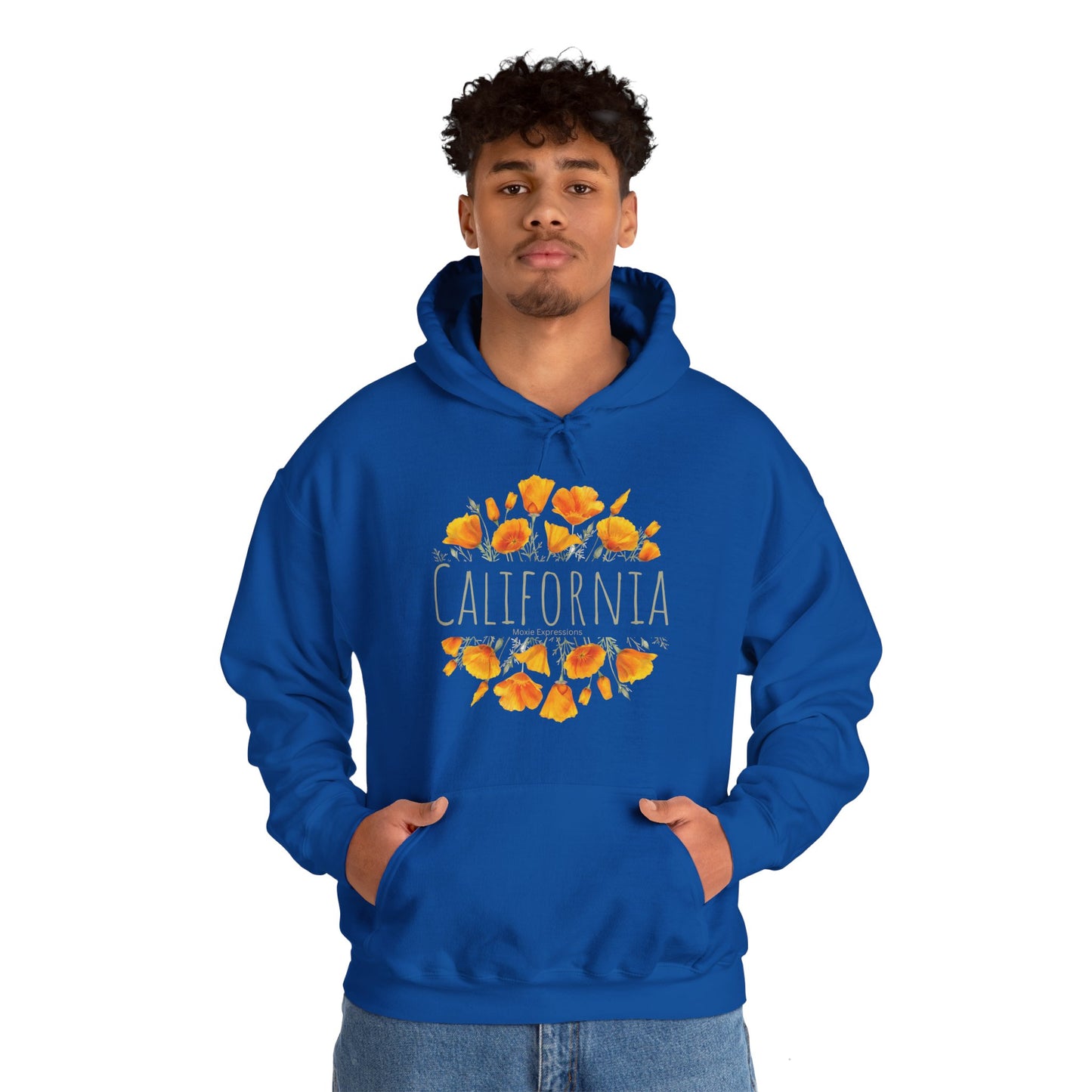 Golden Bloom Unisex Hooded Sweatshirt