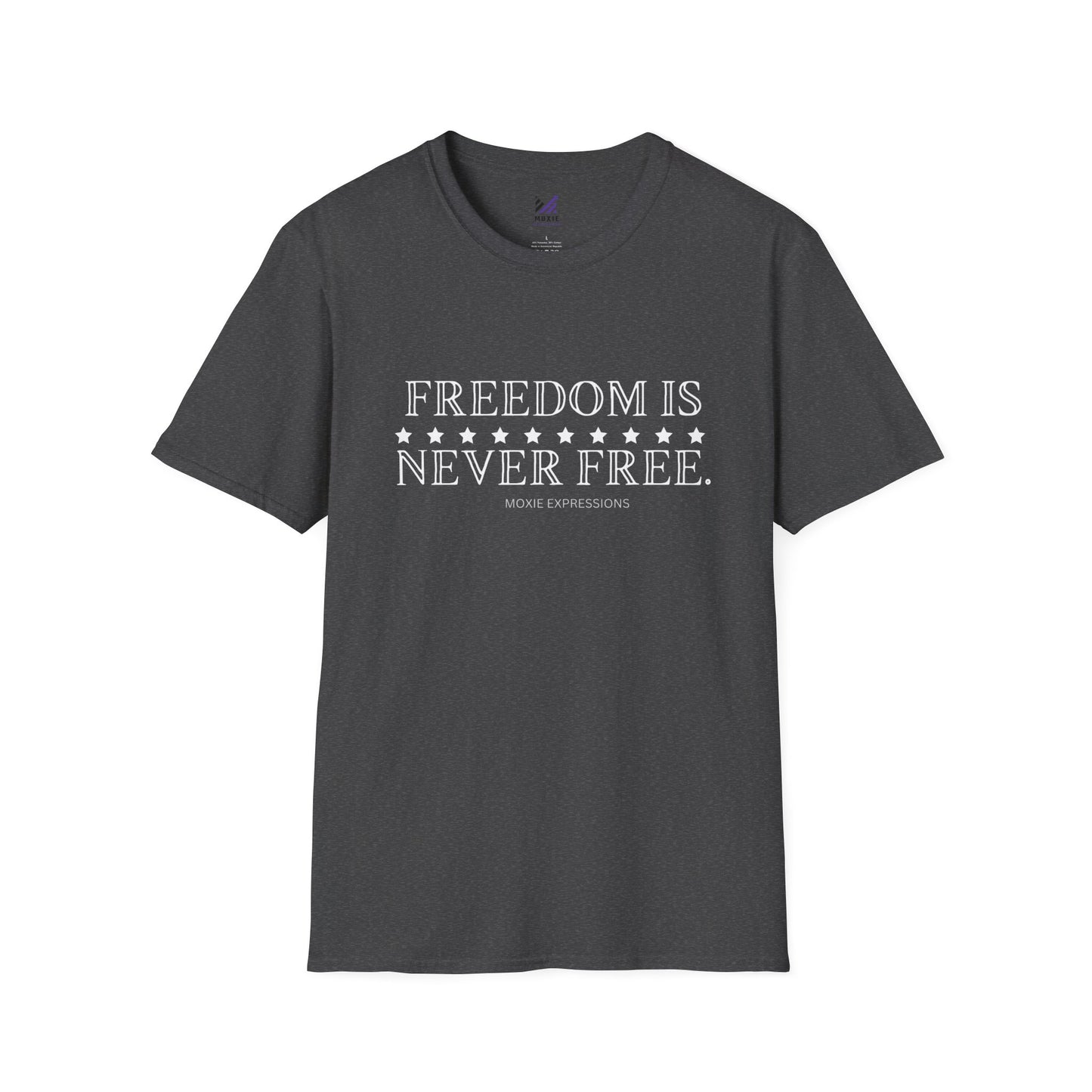 Patriotic Punisher Unisex Softstyle Crewneck T-Shirt