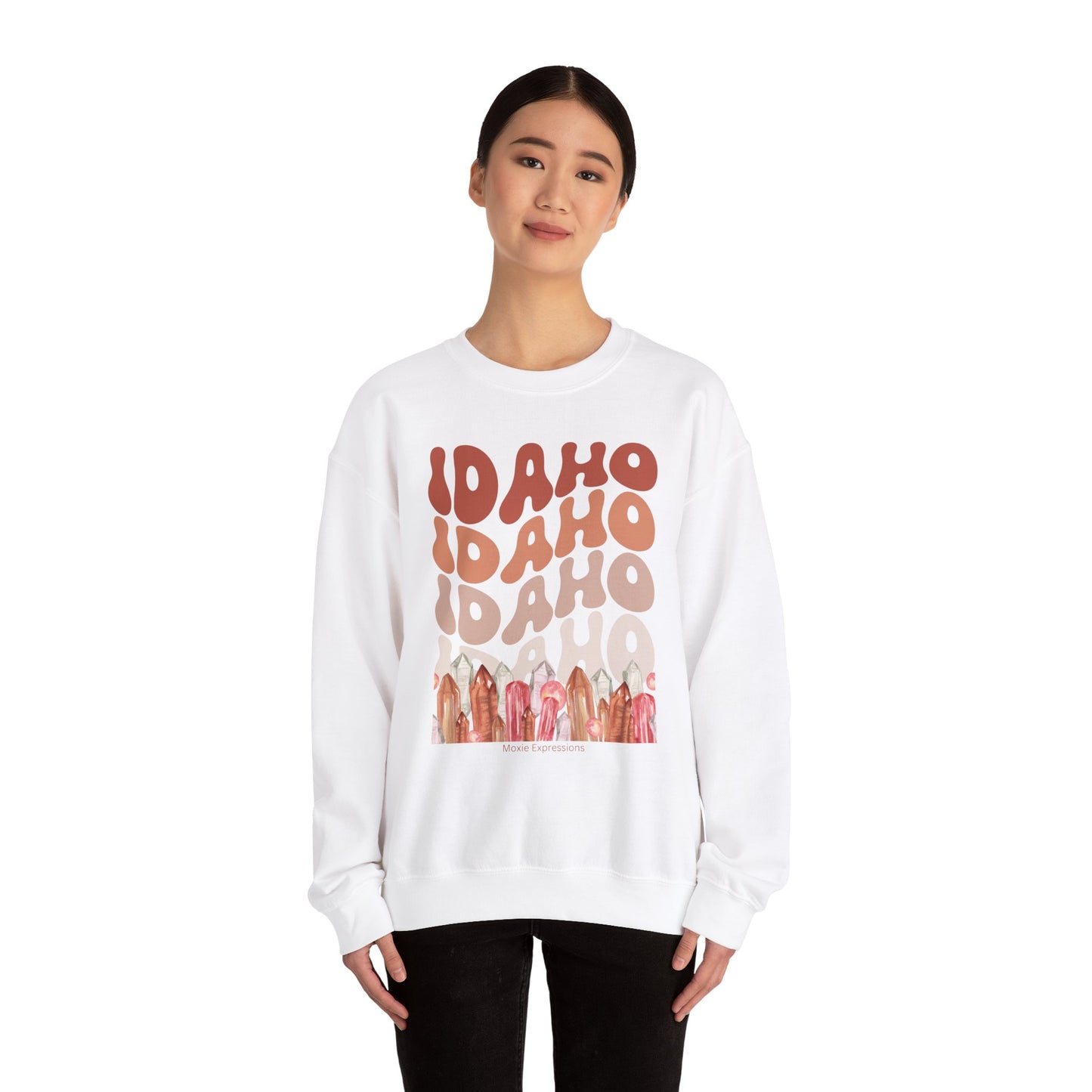 Idaho Gemstone Fusion Unisex Crewneck Sweatshirt