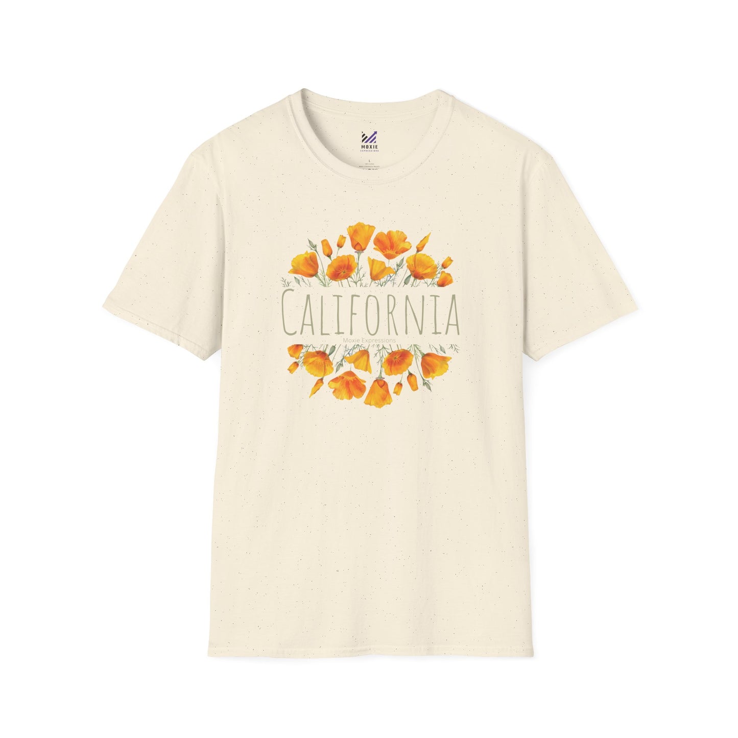 Golden Bloom Unisex Softstyle Crewneck T-Shirt