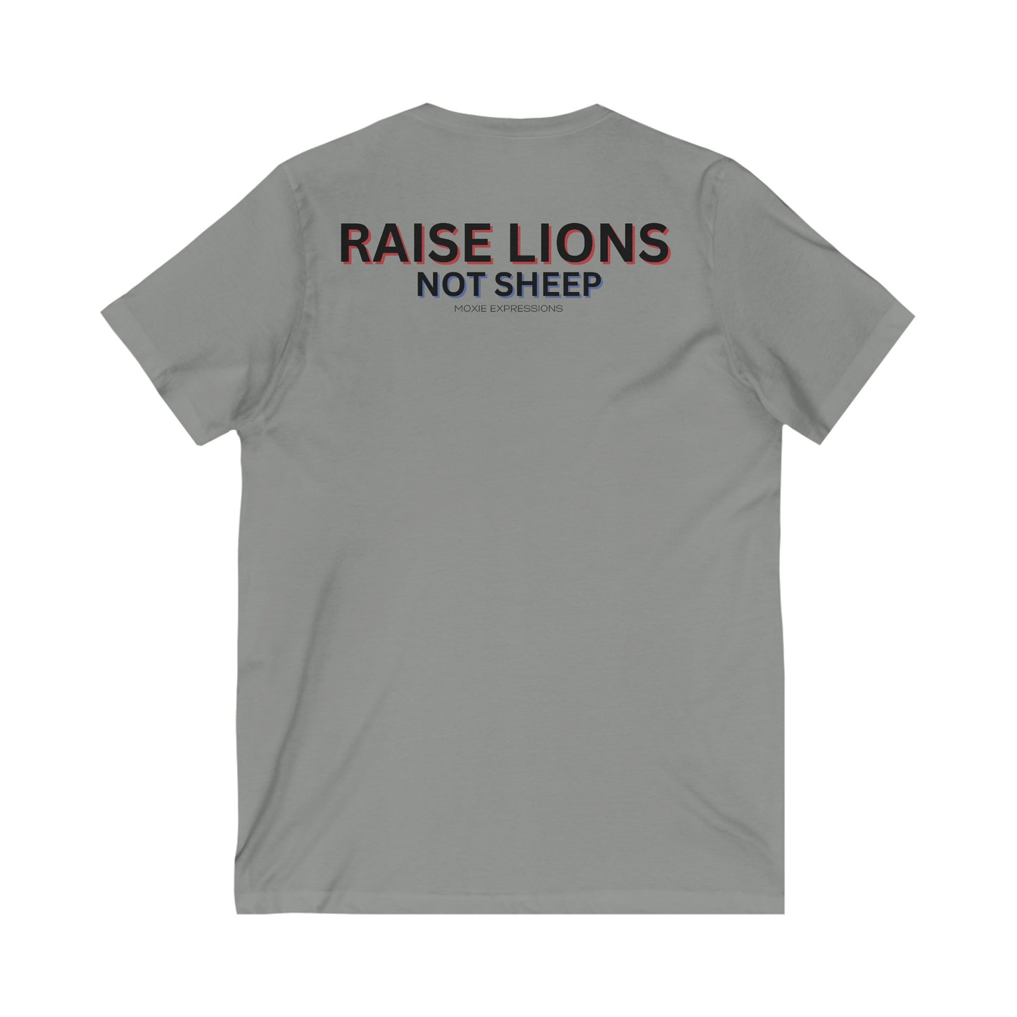 Raise Roaring Hearts Unisex Jersey Short Sleeve V-Neck Tee
