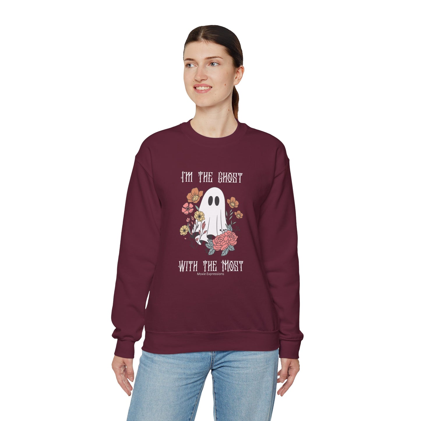 Ghost with the Most Unisex Crewneck Sweatshirt