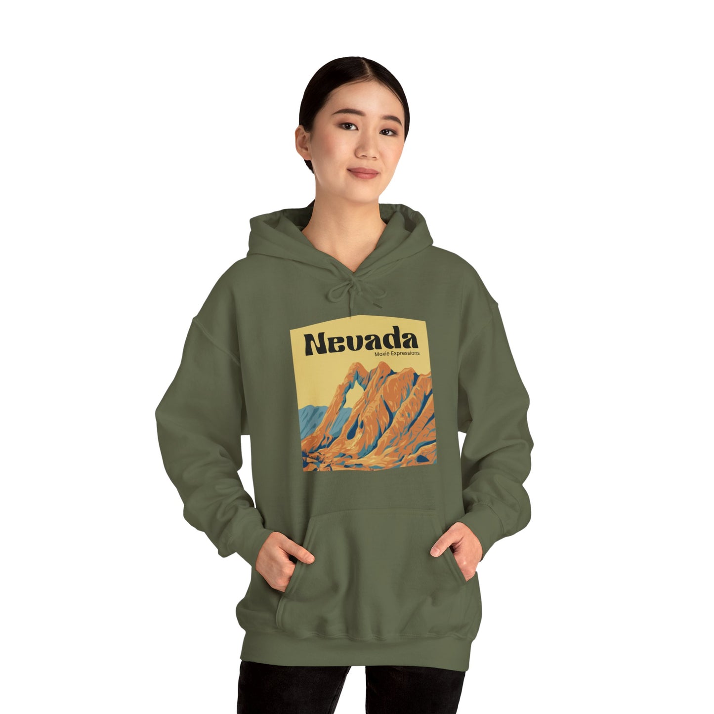 Nevada Wild Unisex Hooded Sweatshirt