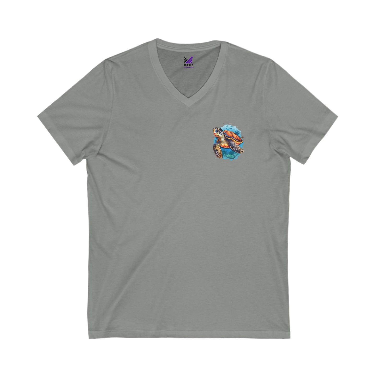 Tidal Tranquility Unisex Jersey Short Sleeve V-Neck Tee