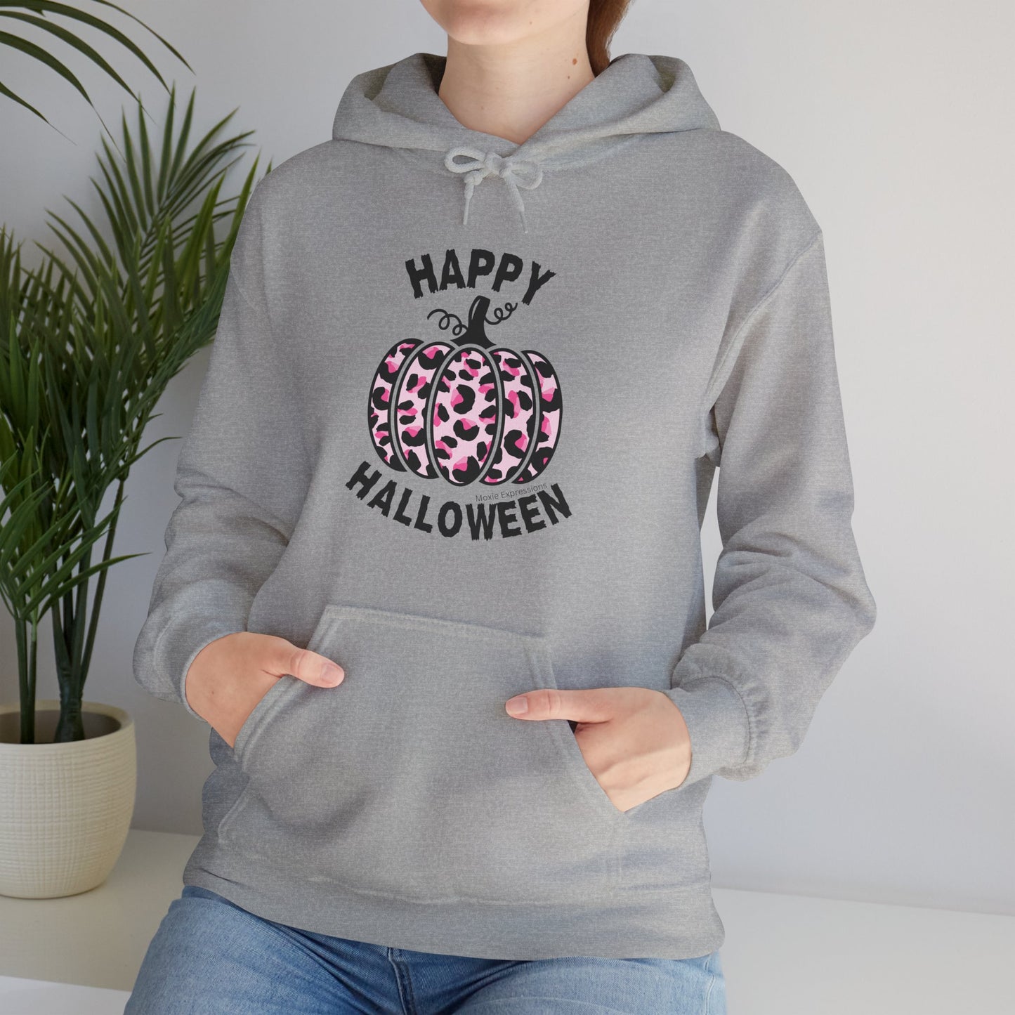 Sassy Pink Pumpkin Patch Unisex Hooded Sweatshirt