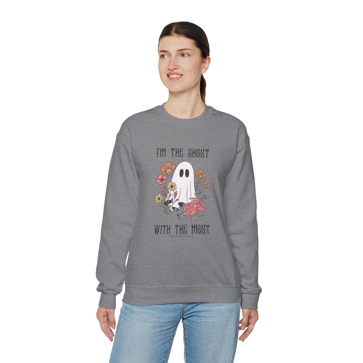 Ghost with the Most Unisex Crewneck Sweatshirt